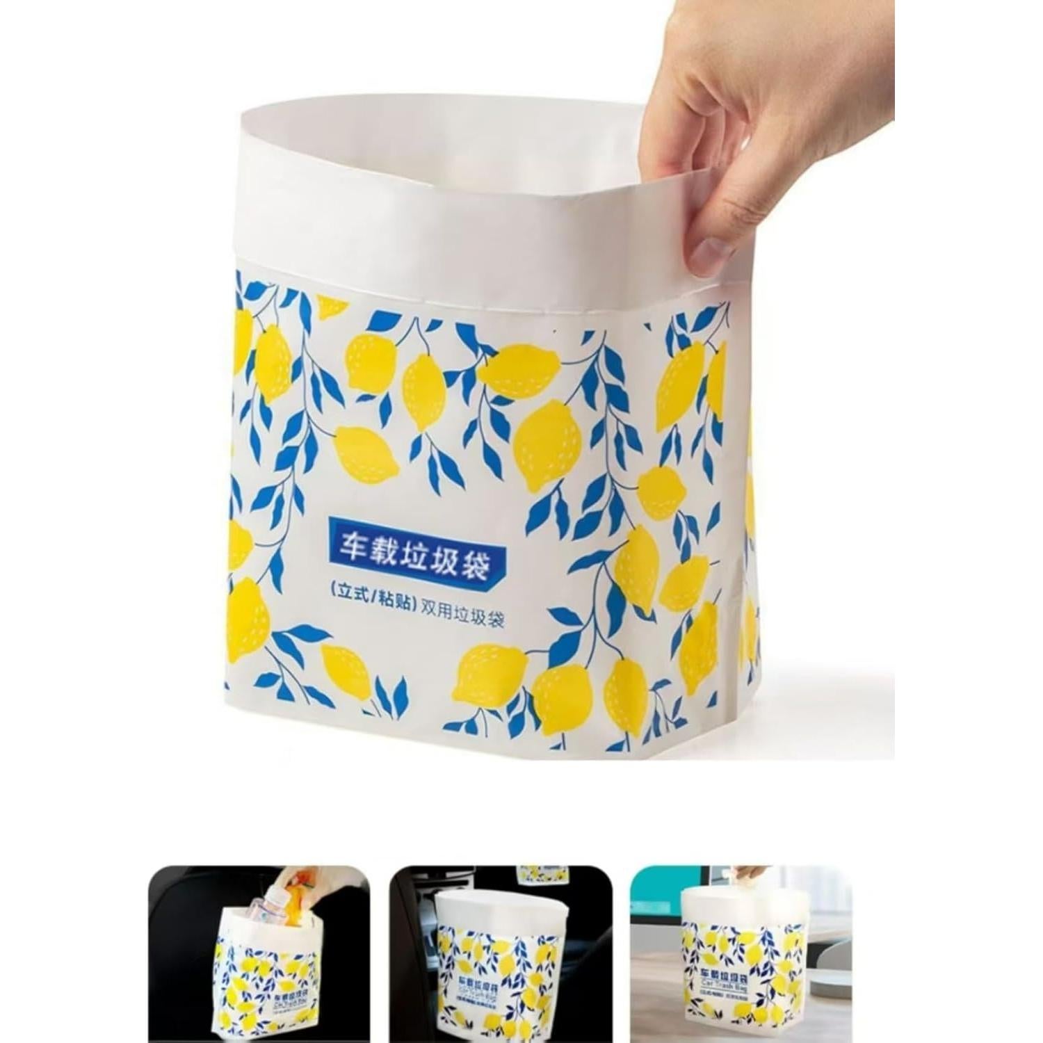 40 Bolsas de Basura Desechables Autoadhesivas Genérico 2.84L