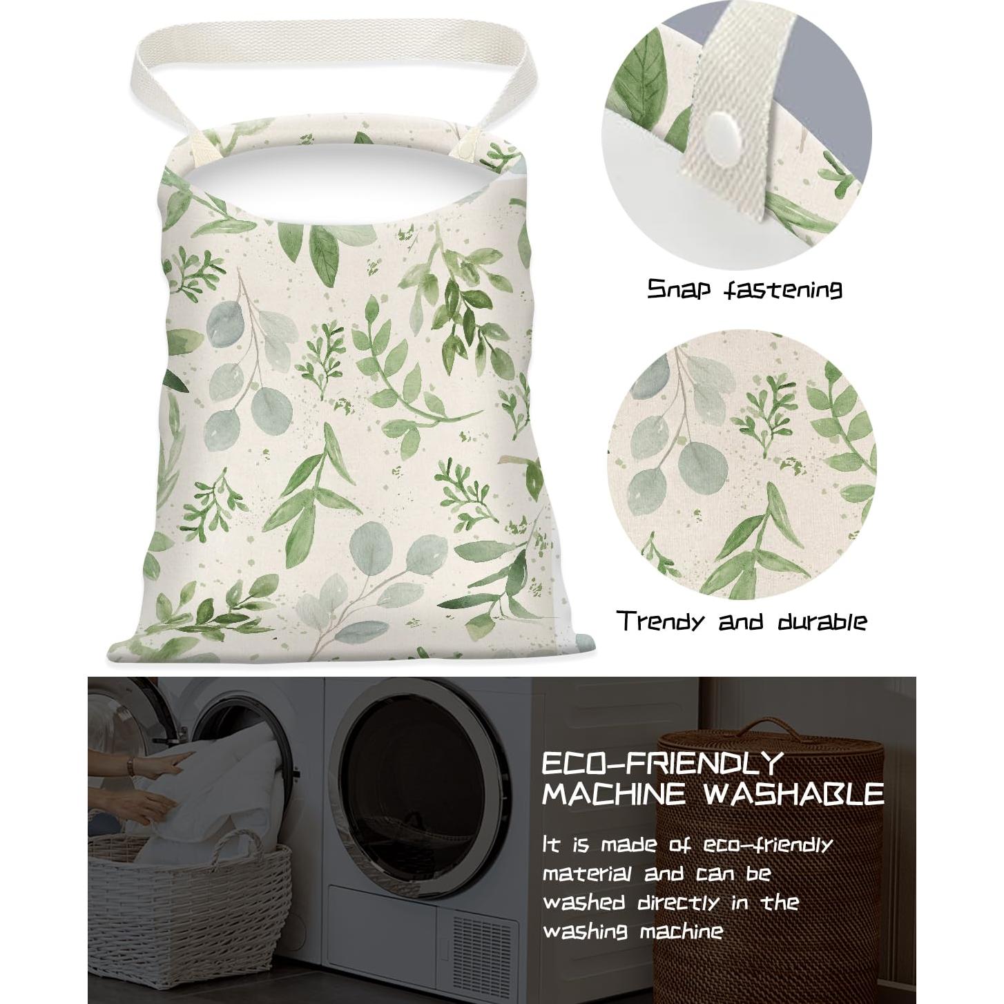 Basurero de Auto APVDSH Hoja Verde Floral 30x24 cm