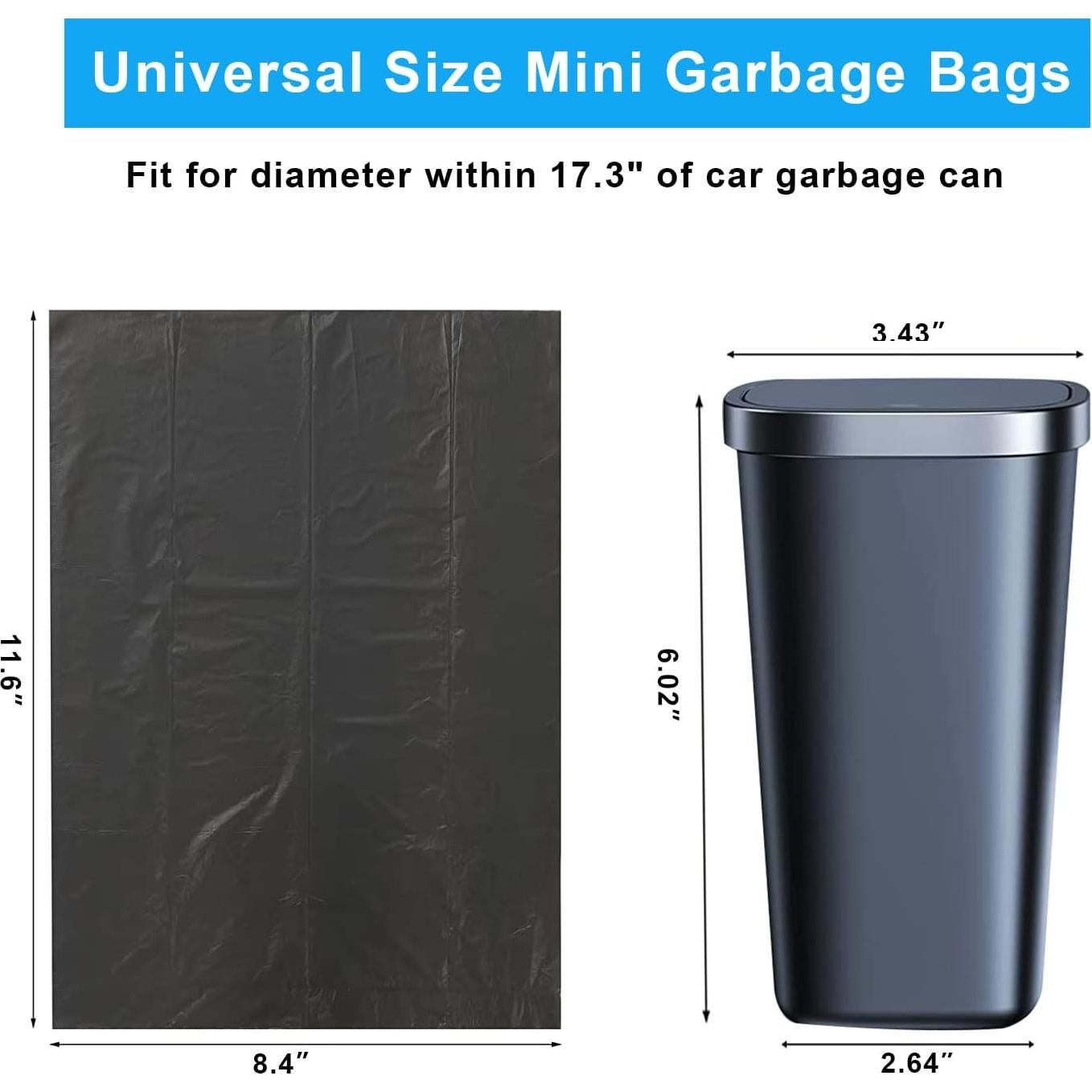 Mini Bolsas de Basura xuenair 135 Cuentas 6.5L Portátiles
