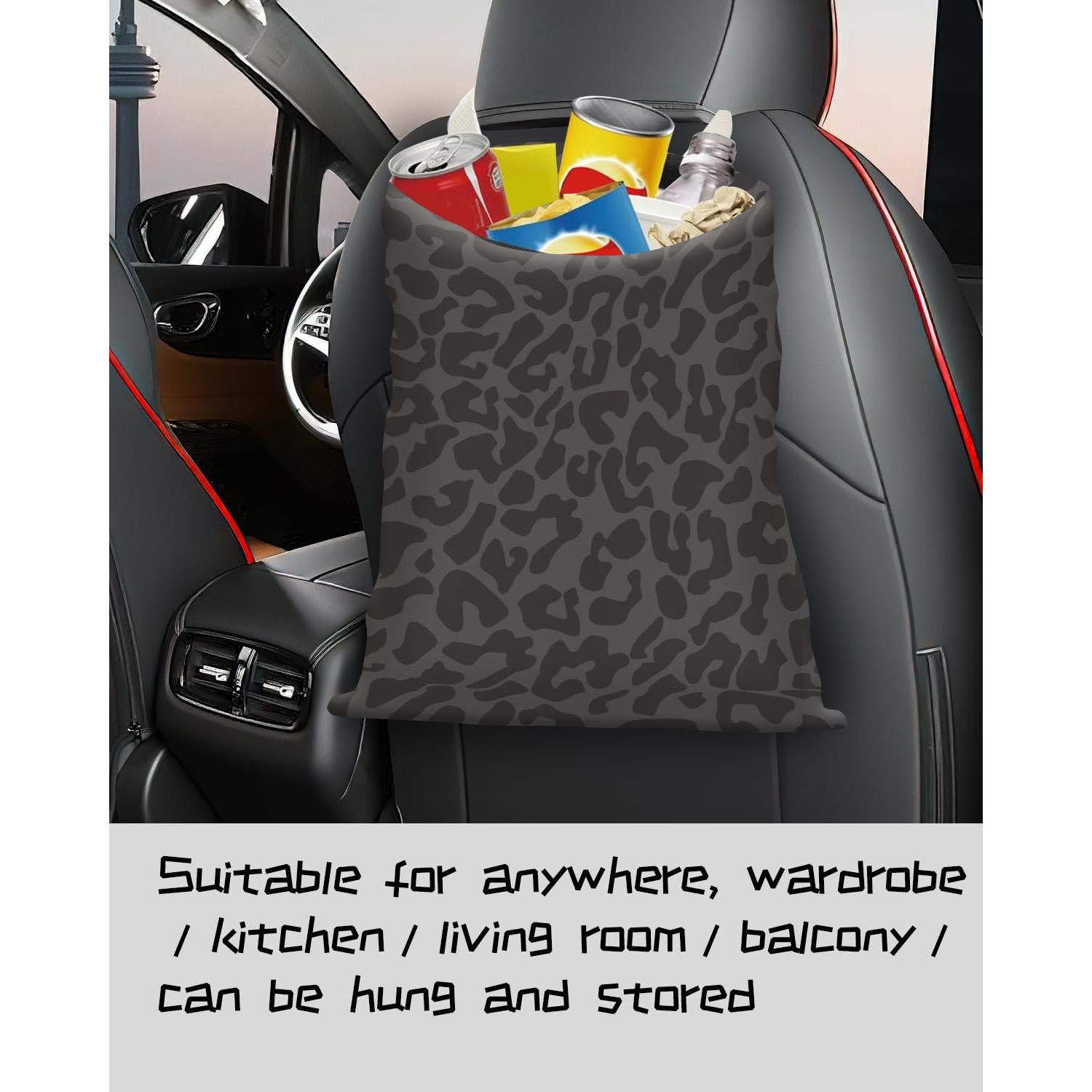 Bolsa de Basura para Auto APVDSH Estampado Leopardo 5L