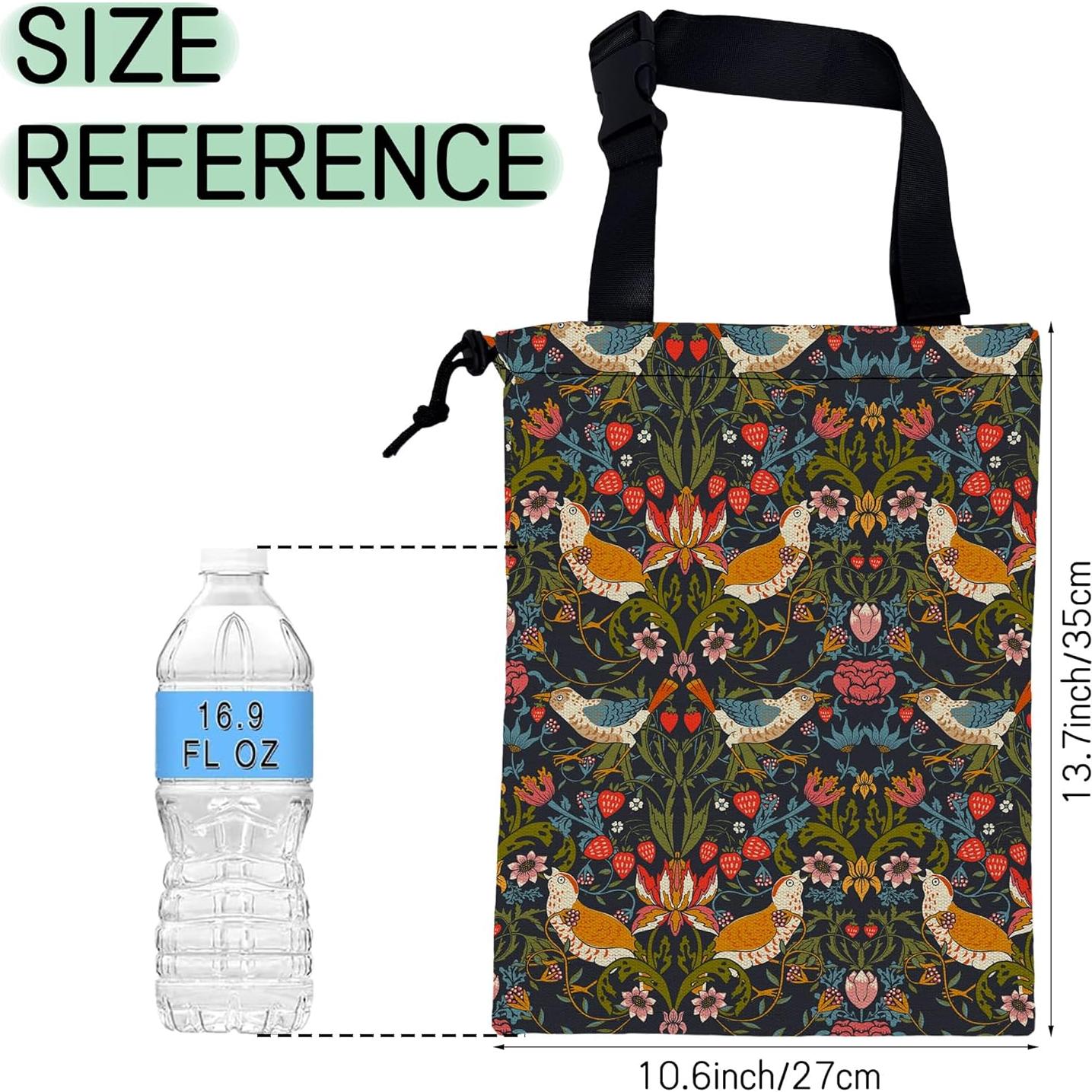 Bolsa de Basura para Auto NHNXHWIA Aves Victoriana Impermeable