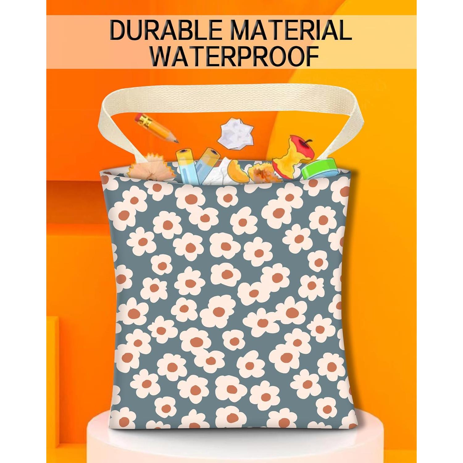 Basurero de Auto Colgante ANKVRP con Diseño Floral Gris