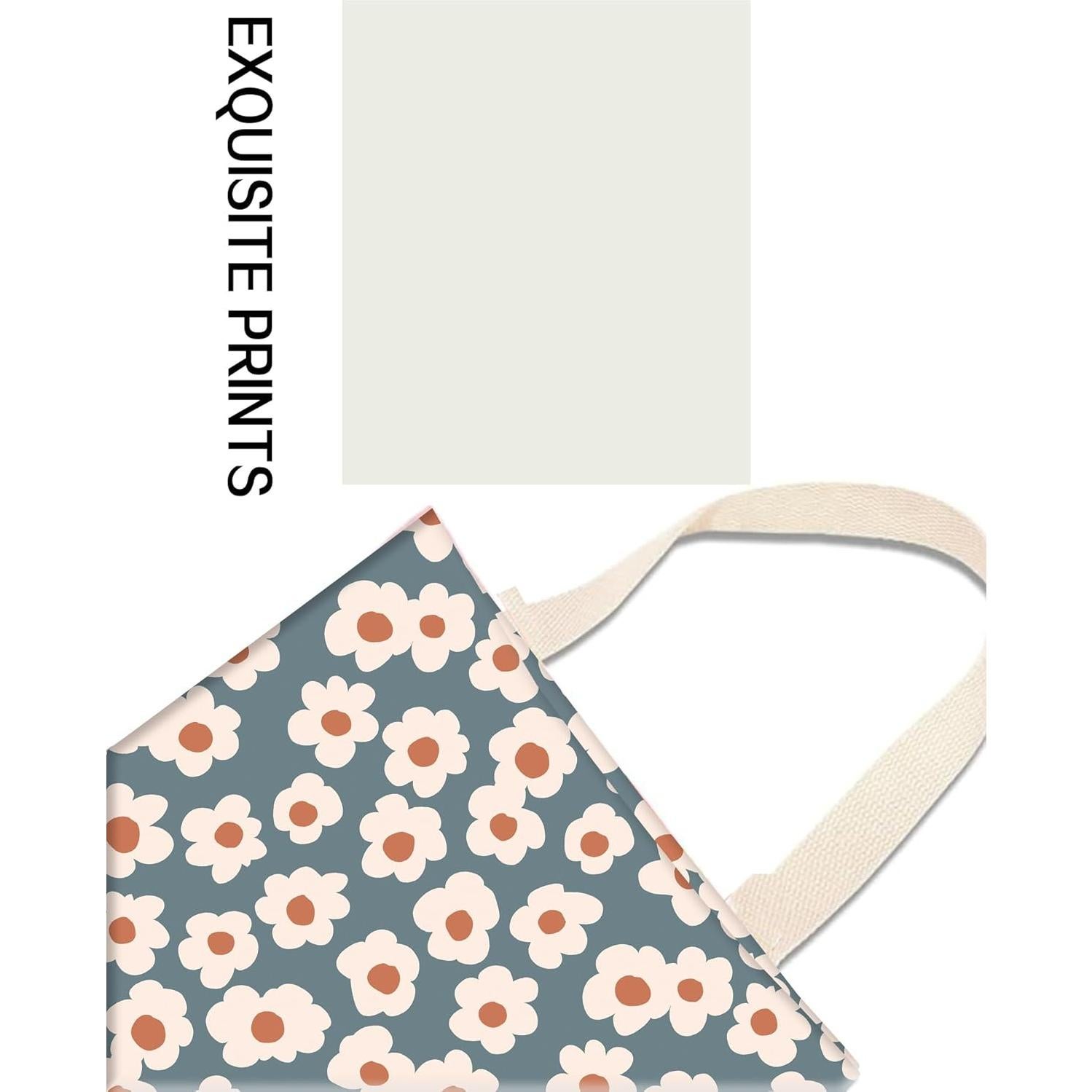 Basurero de Auto Colgante ANKVRP con Diseño Floral Gris