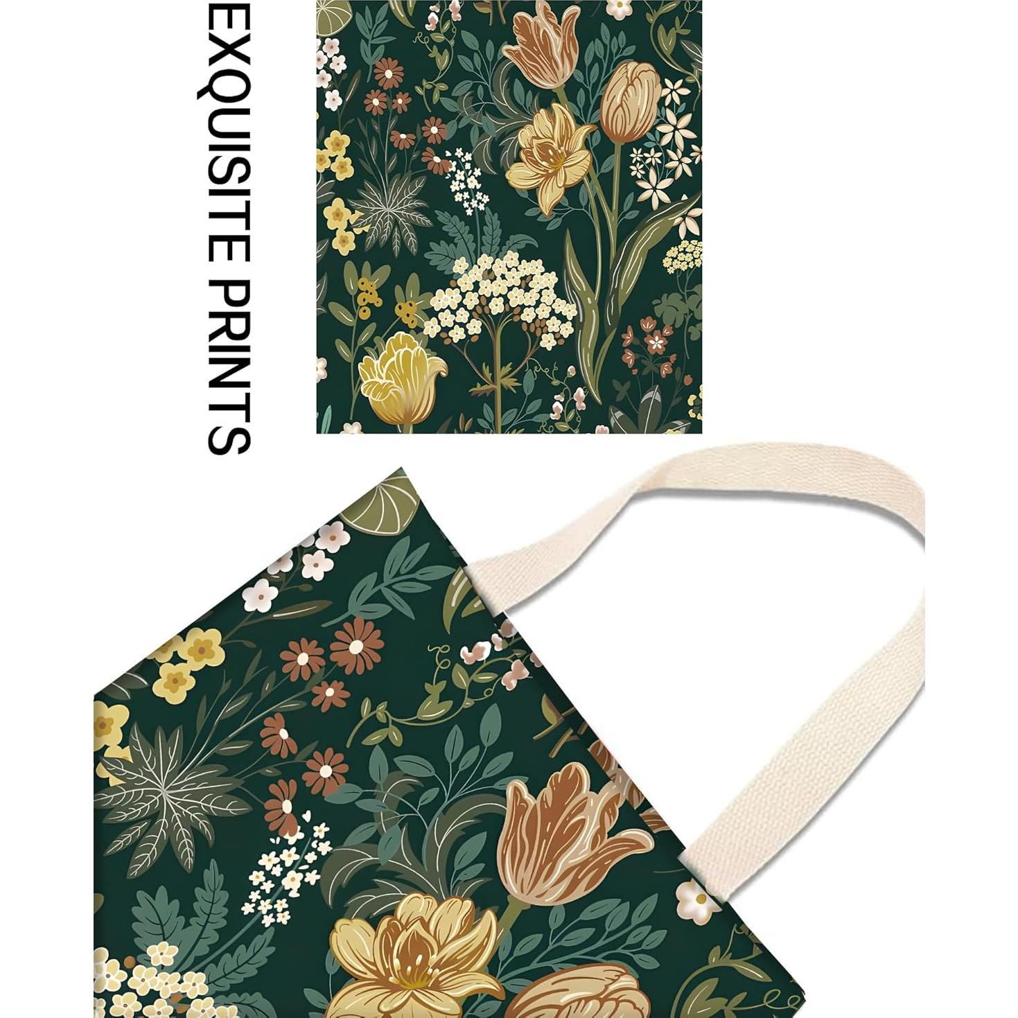 Basurero de Auto Colgante ANKVRP Floral Verde 30x24cm