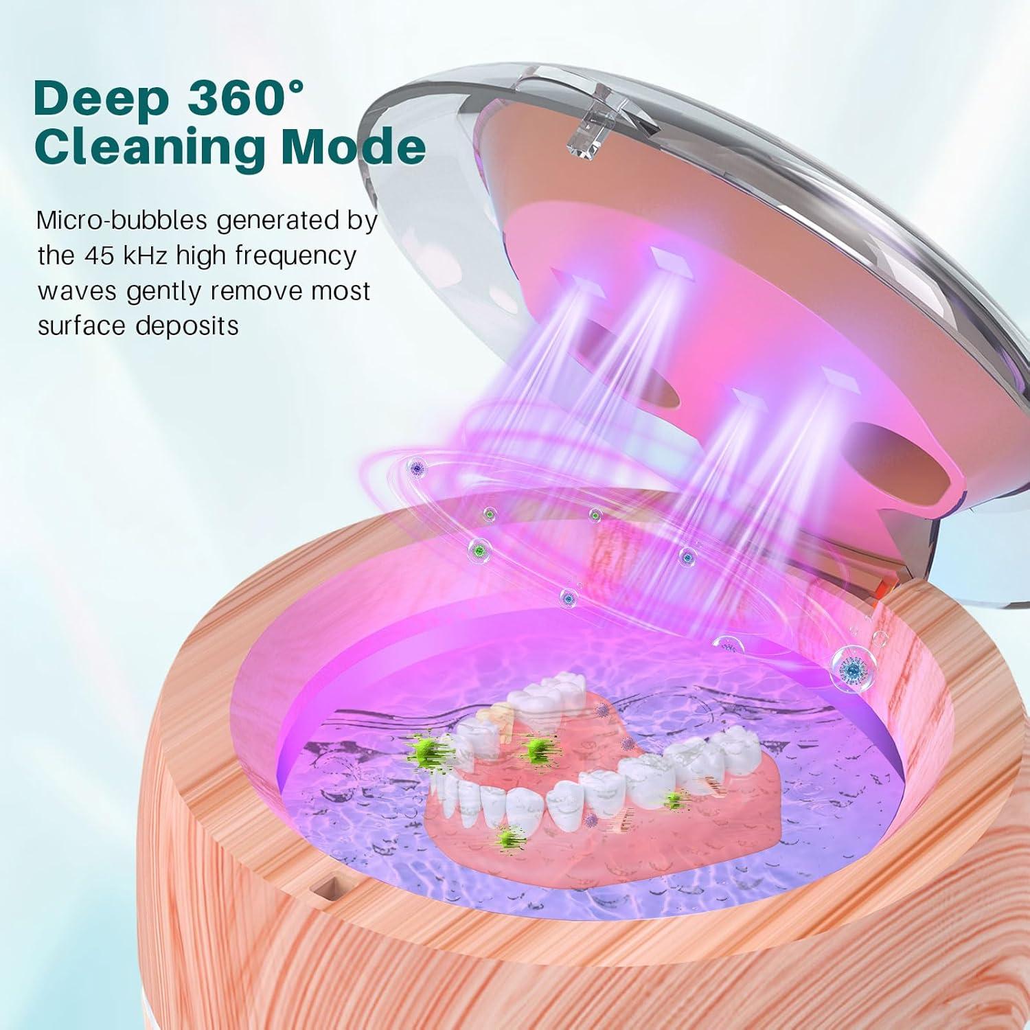 Limpiador Ultrasónico de Retenedores Voraiya 45kHz con UV