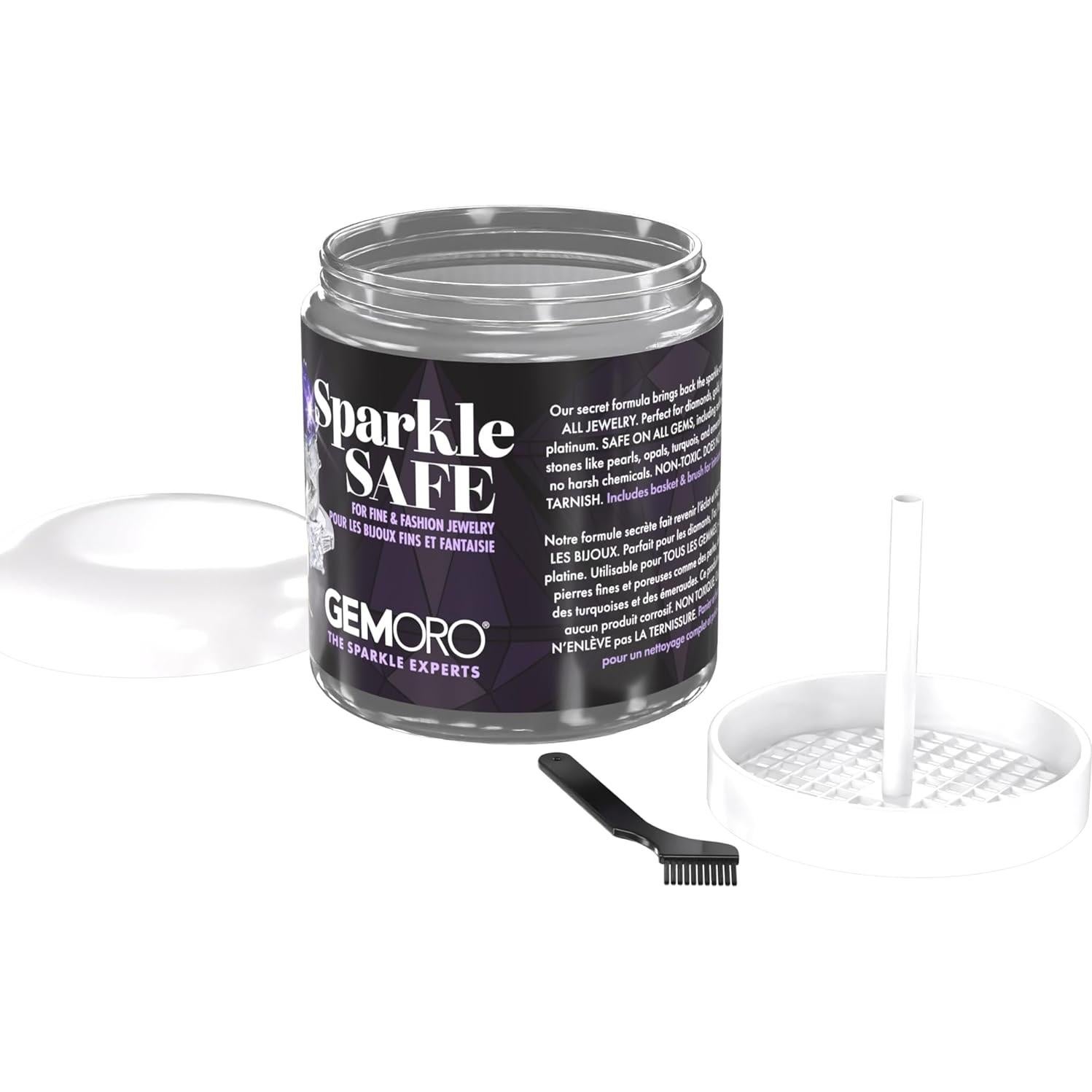 Limpiador de Joyas GemOro Sparkle Safe 240g | Limpieza Profesional