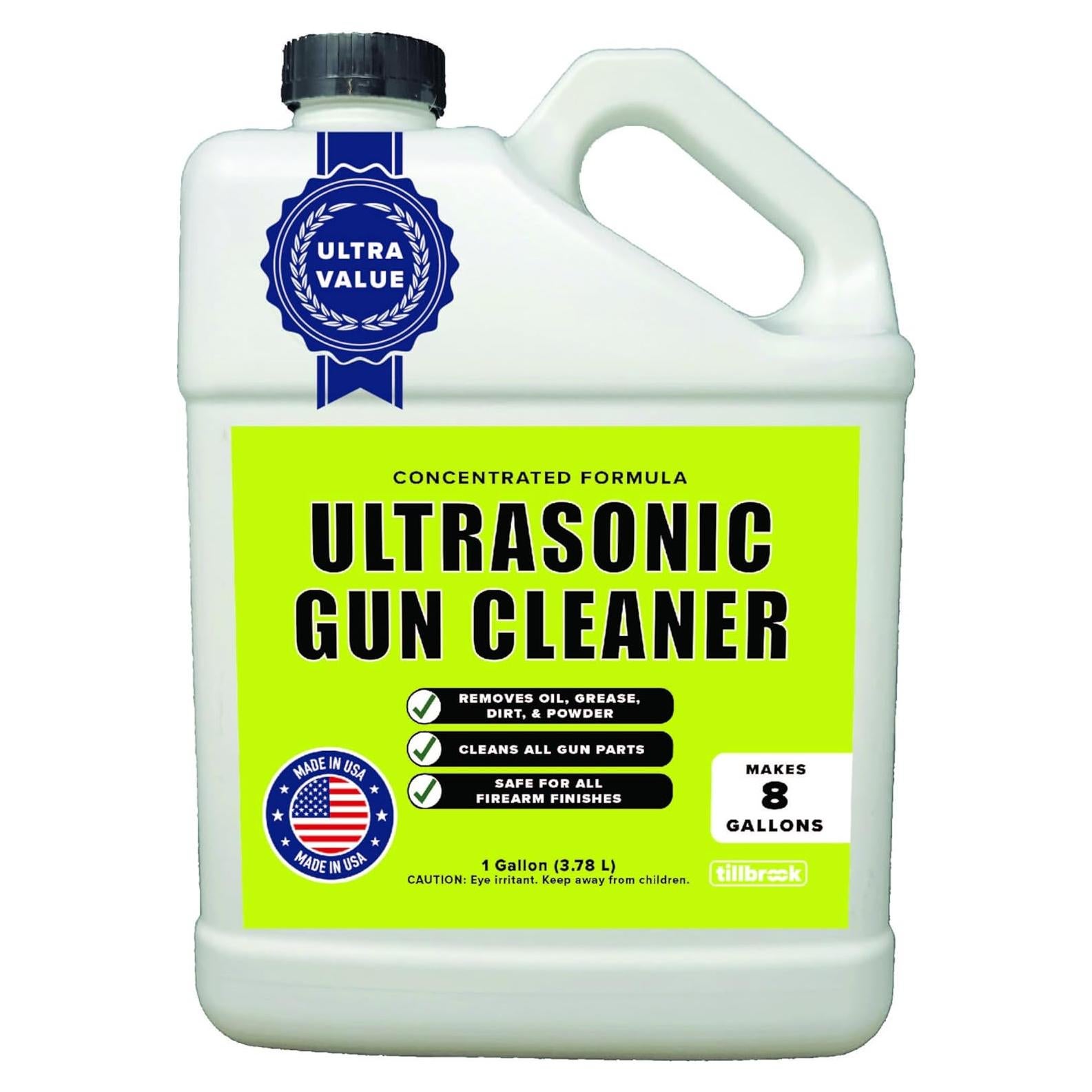 Limpiador Ultrasónico de Armas Tillbrook 3.78L - Concentrado