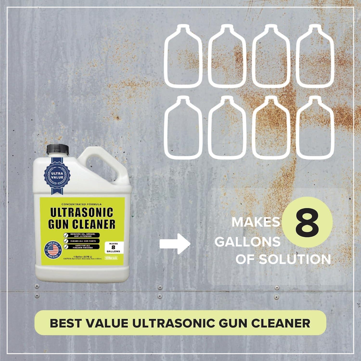 Limpiador Ultrasónico de Armas Tillbrook 3.78L - Concentrado