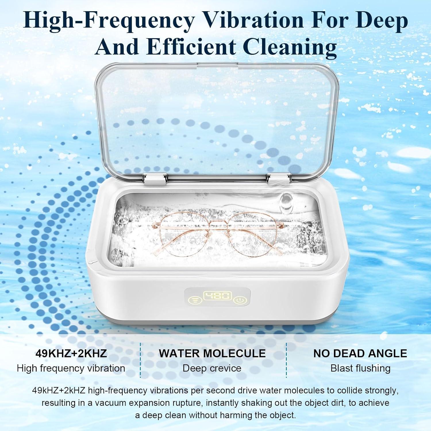 Limpiador Ultrasónico de Joyas Casbomy 800ML 5 Modos