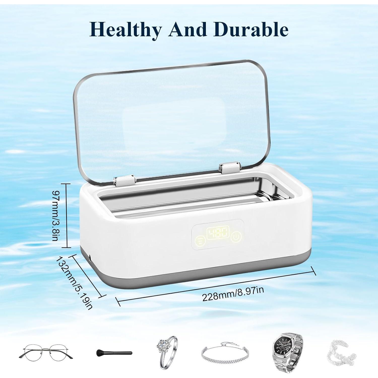 Limpiador Ultrasónico de Joyas Casbomy 800ML 5 Modos