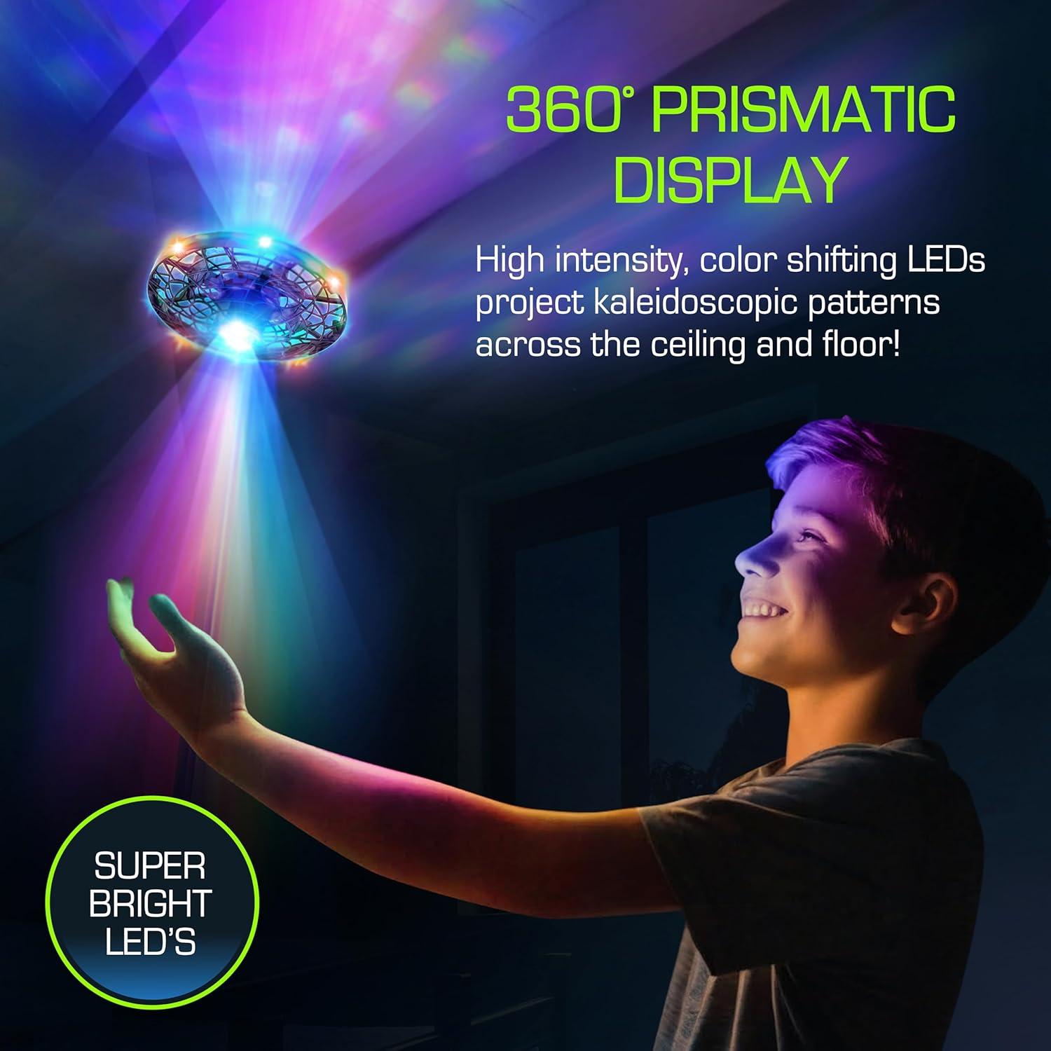 Drone Ligero Sky Viper Aura con Control Táctil y LEDs