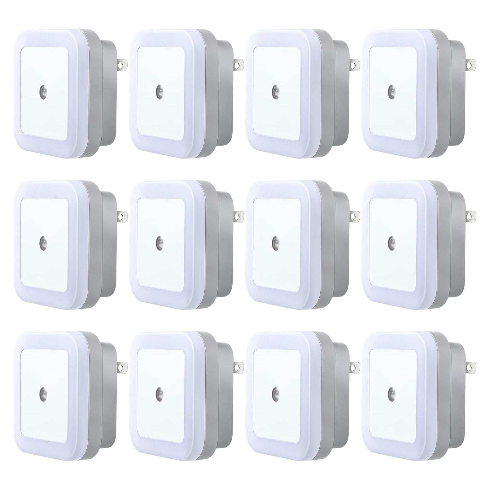 Hortsun 12 Luces Nocturnas LED con Sensor Inteligente 6.2cm