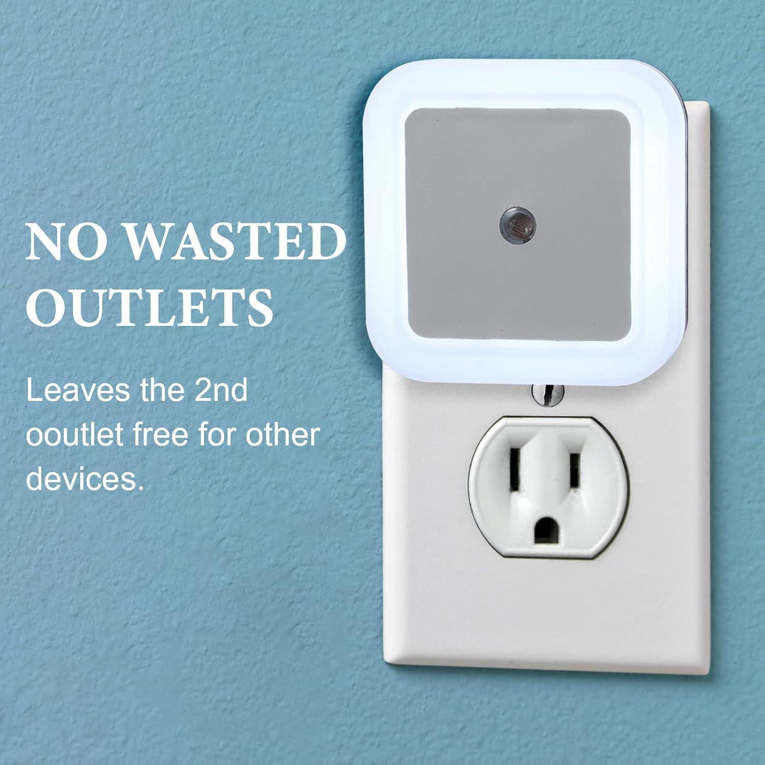 Hortsun 12 Luces Nocturnas LED con Sensor Inteligente 6.2cm