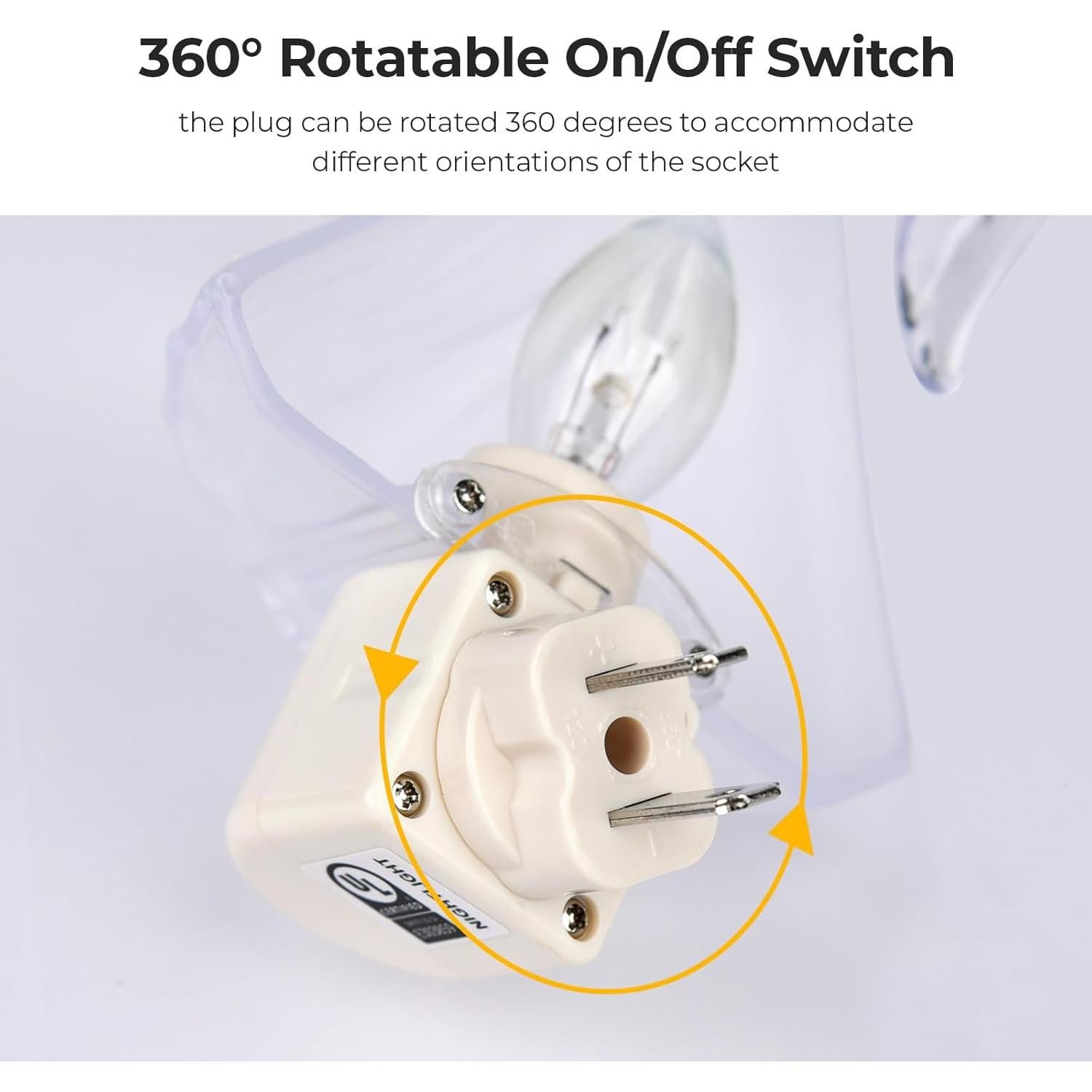 Luz Nocturna de Ángel Orante 5W Enchufar Pared Decorativa