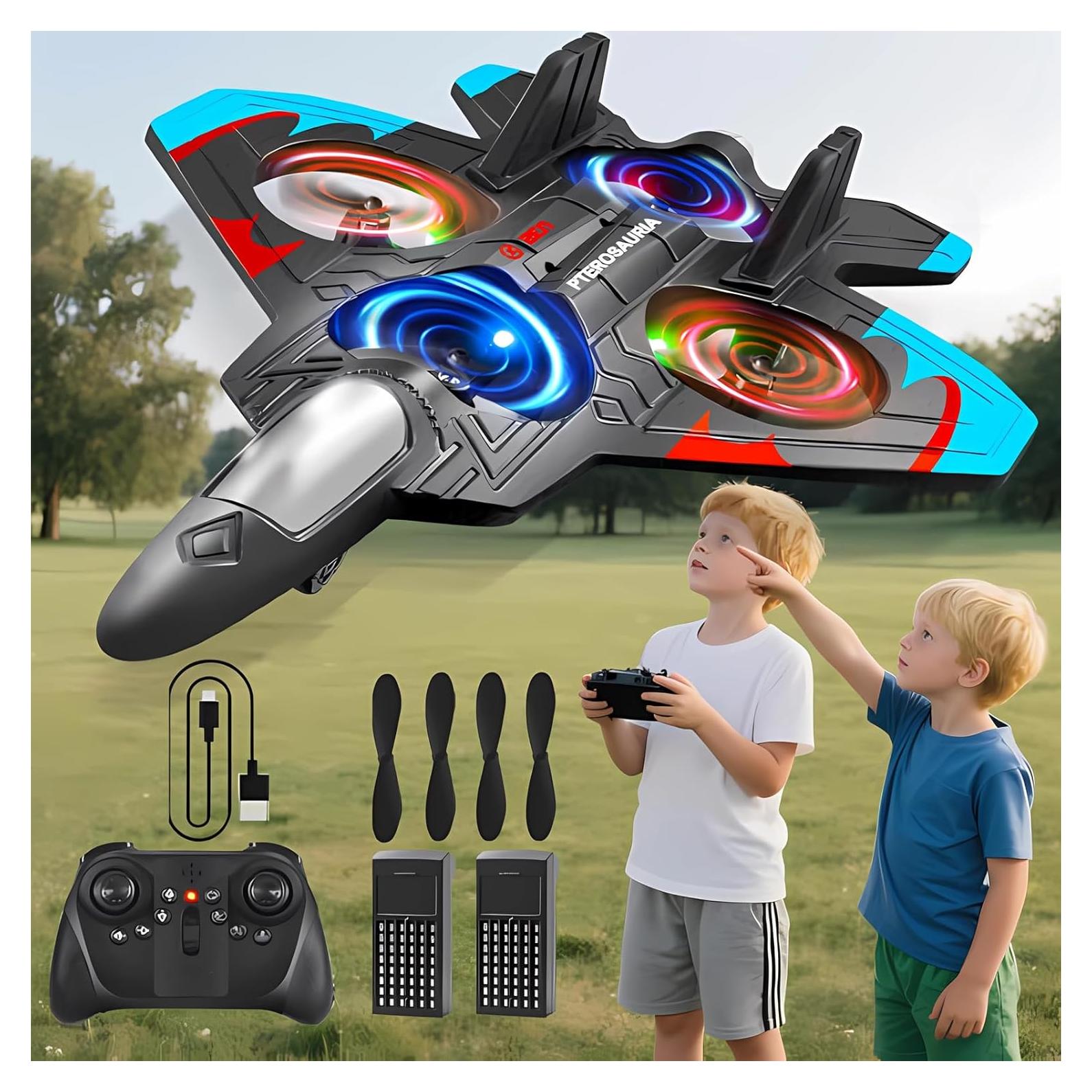 Avión de Control Remoto IOEDHW V32 Foam 4CH 2.4GHz LED