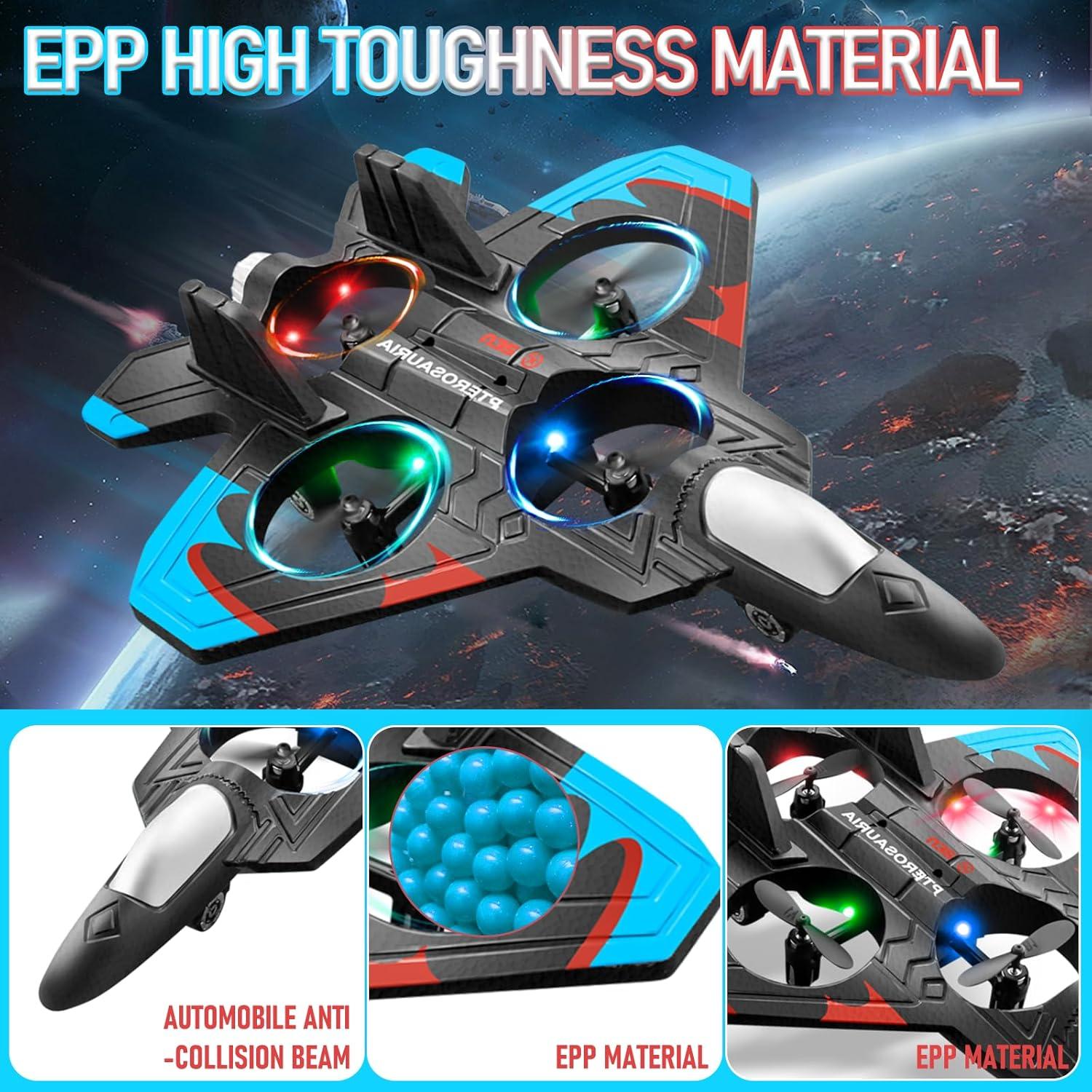 Avión de Control Remoto IOEDHW V32 Foam 4CH 2.4GHz LED