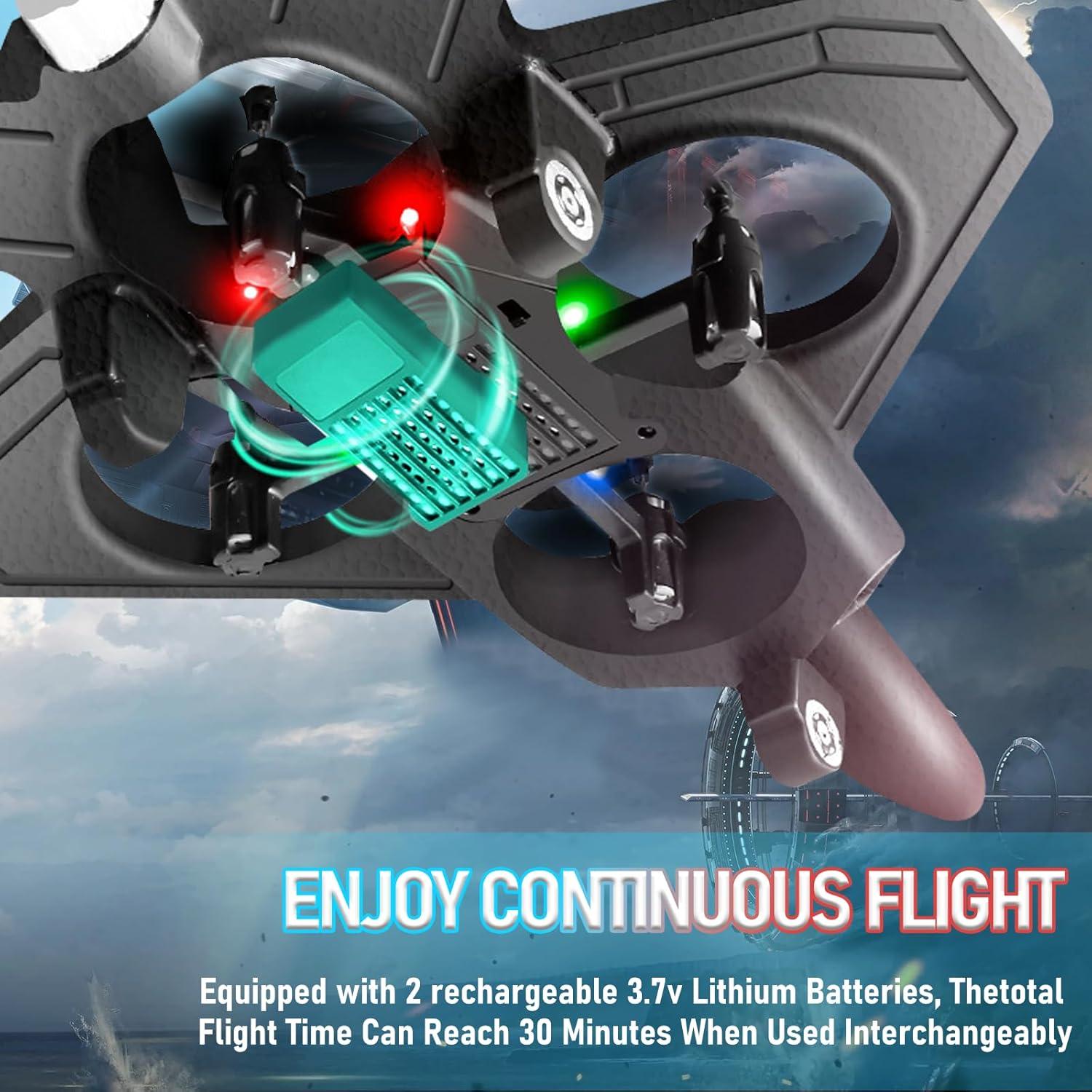 Avión de Control Remoto IOEDHW V32 Foam 4CH 2.4GHz LED