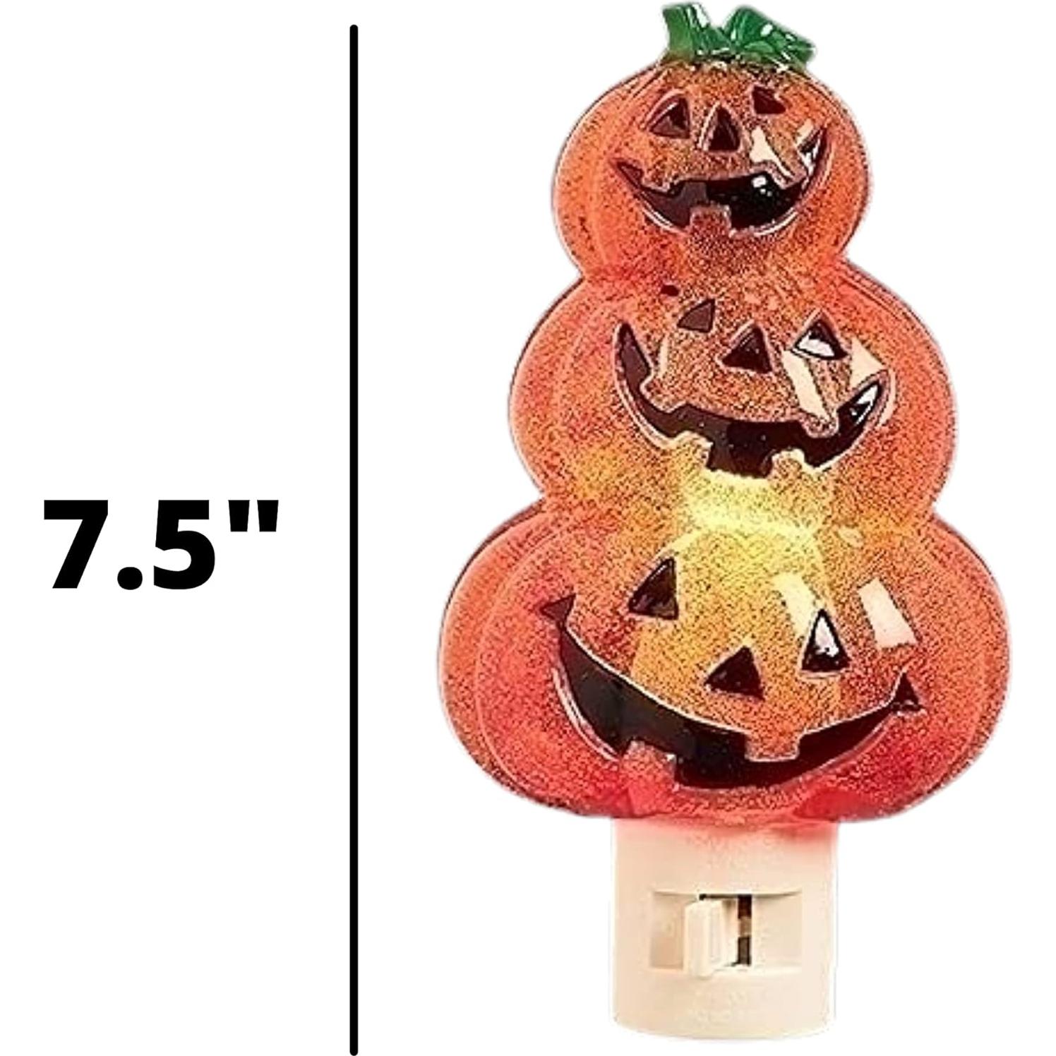 Luz Nocturna Jack-O-Lantern Roman 15.24 cm Enchufe Giratorio