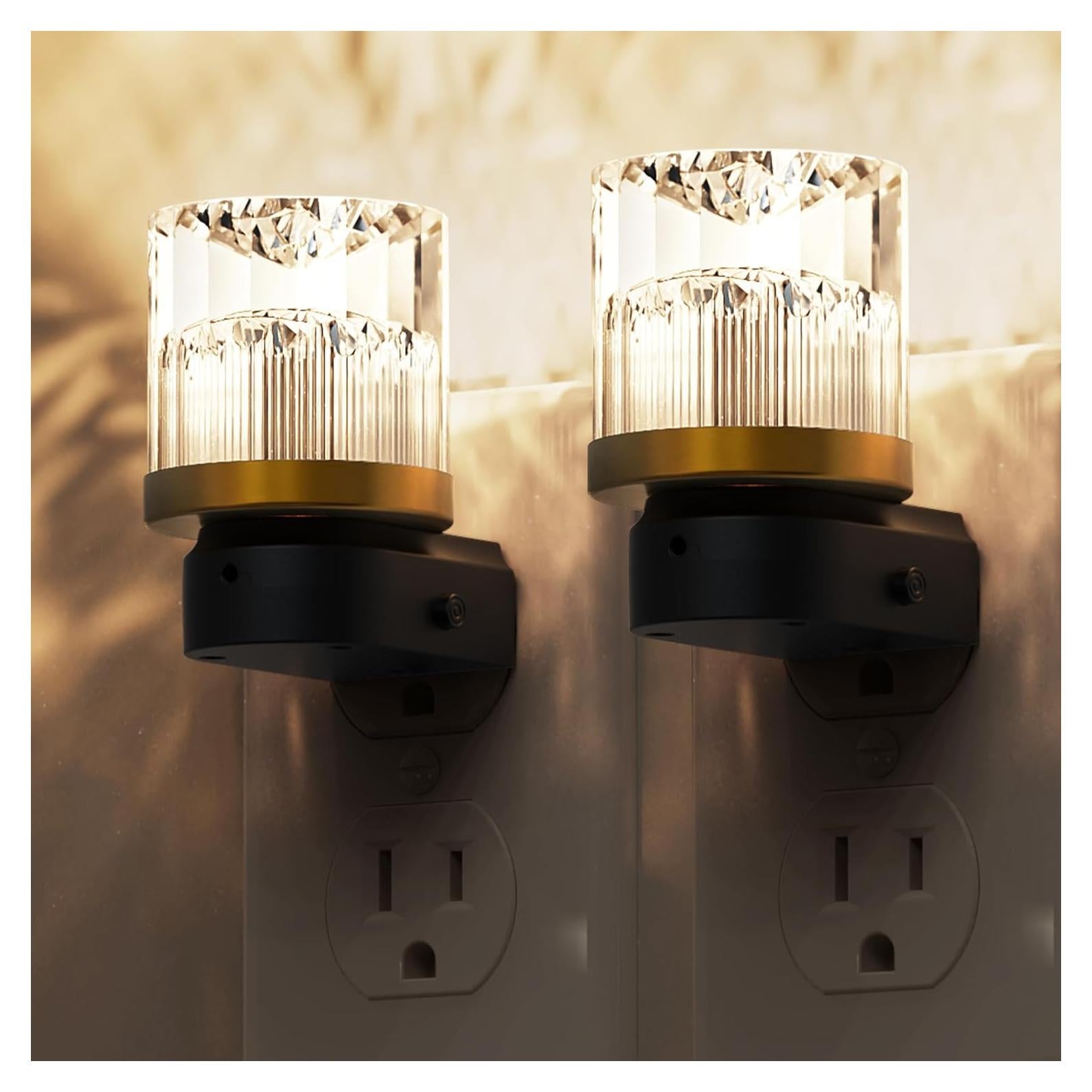 Luz Nocturna LED LOHAS 2 Paquete 3000K Sensor Automático