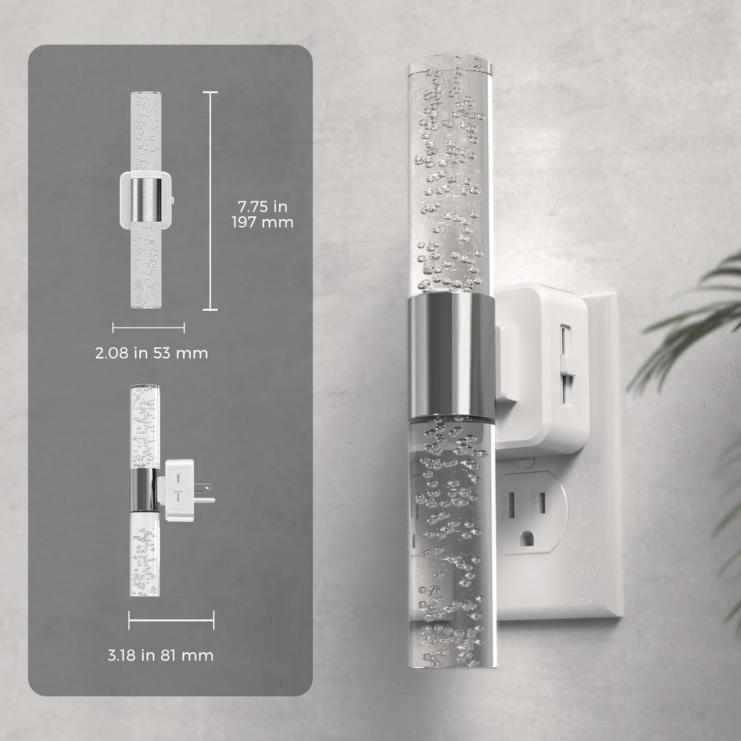 Luz Nocturna LED Regulable LOHAS 100LM 3000K Pared 1W