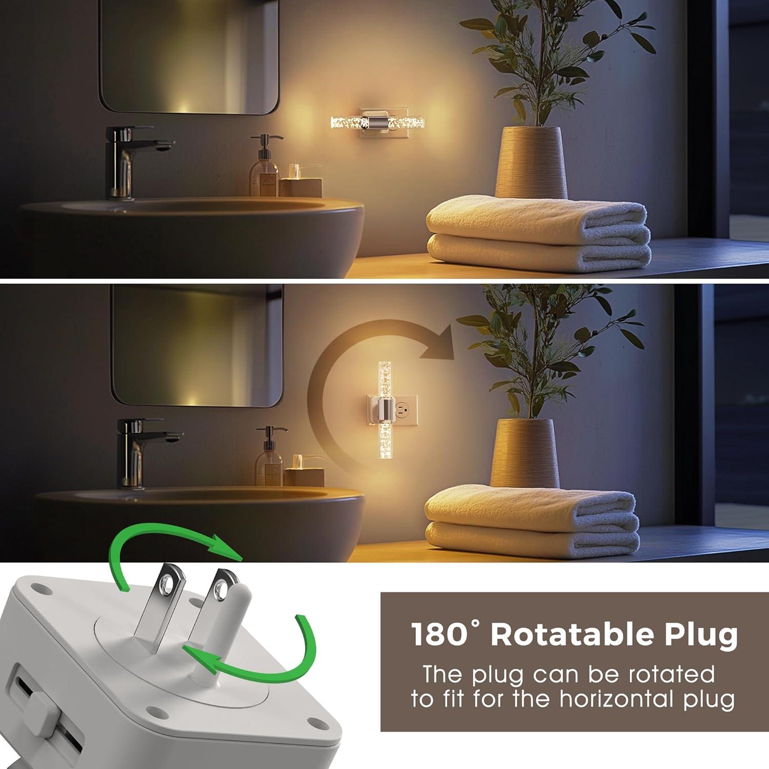 Luz Nocturna LED Regulable LOHAS 100LM 3000K Pared 1W