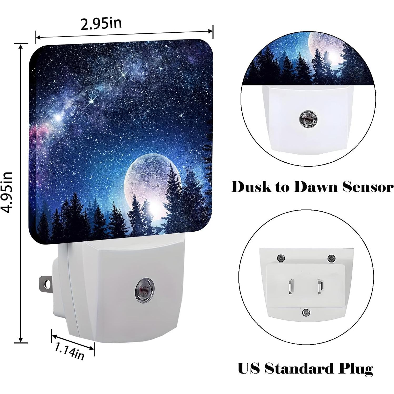 Lámpara Nocturna Cuadrada FSHVQKD Estrellas de Mar 0.5W