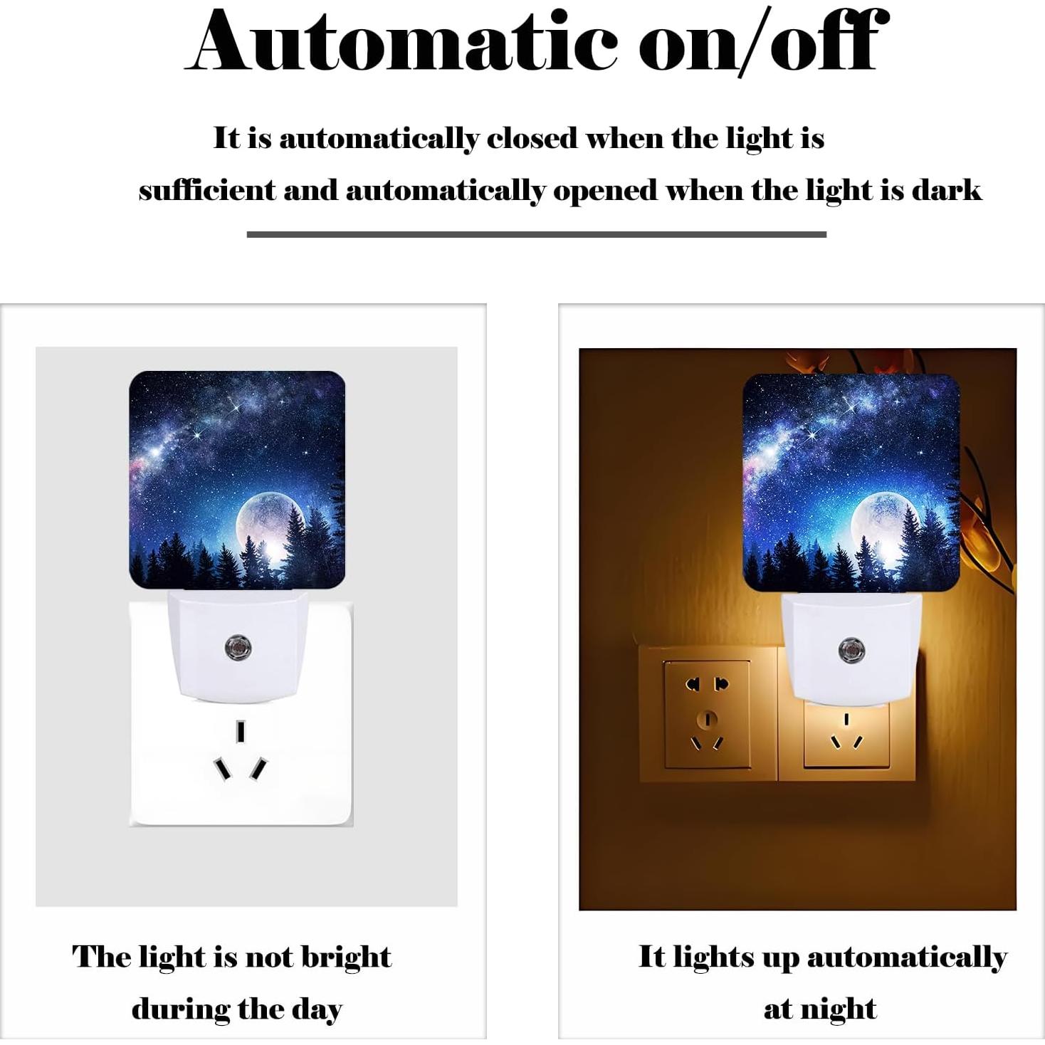 Lámpara Nocturna Cuadrada FSHVQKD Estrellas de Mar 0.5W