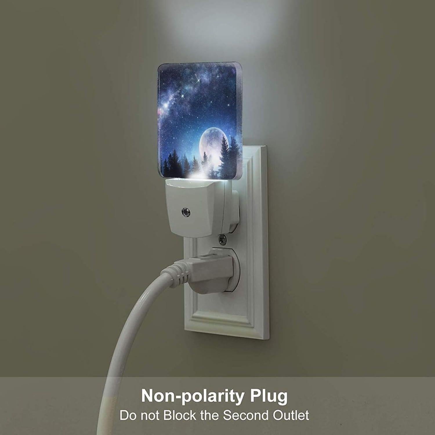 Lámpara Nocturna Cuadrada FSHVQKD Estrellas de Mar 0.5W