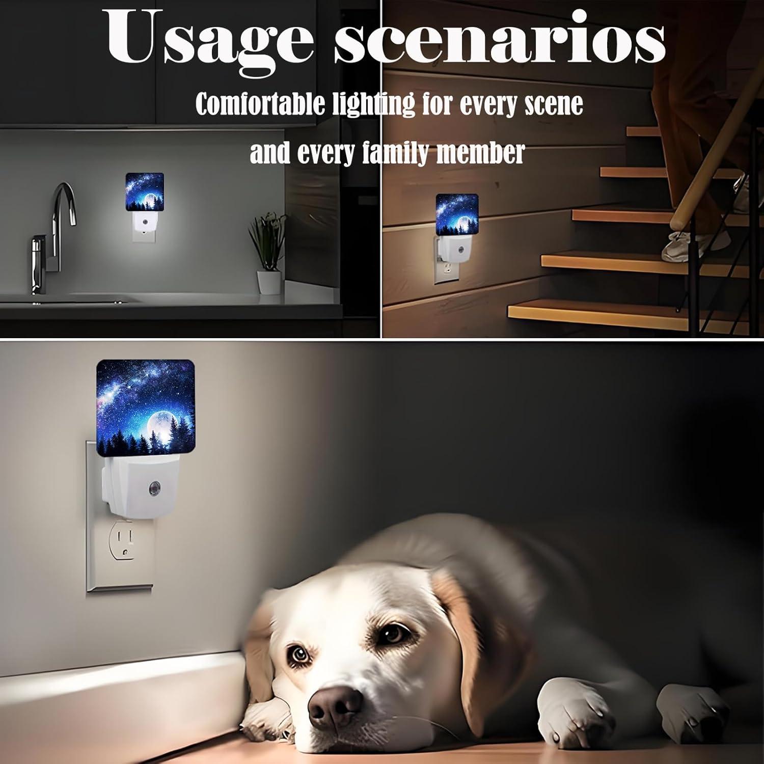 Lámpara Nocturna Cuadrada FSHVQKD Estrellas de Mar 0.5W