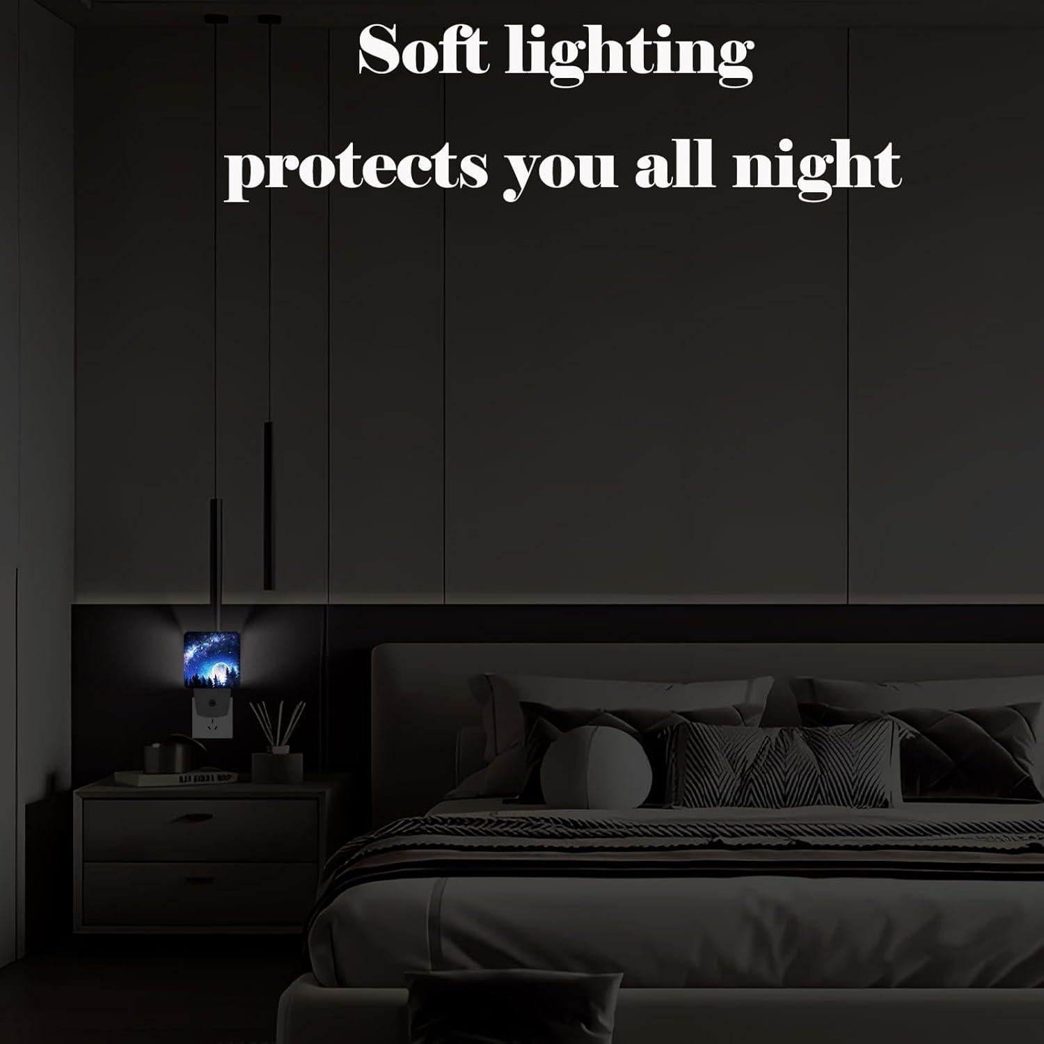 Lámpara Nocturna Cuadrada FSHVQKD Estrellas de Mar 0.5W