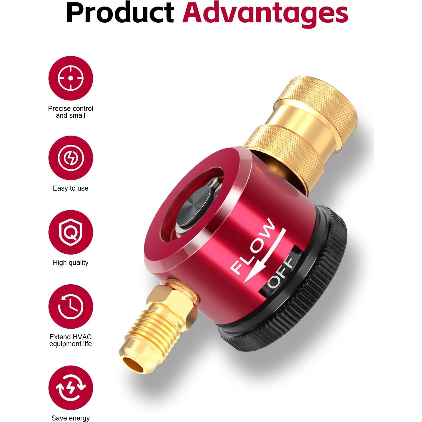 Herramienta de Purga de Nitrógeno Bomis, Regulador Ajustable