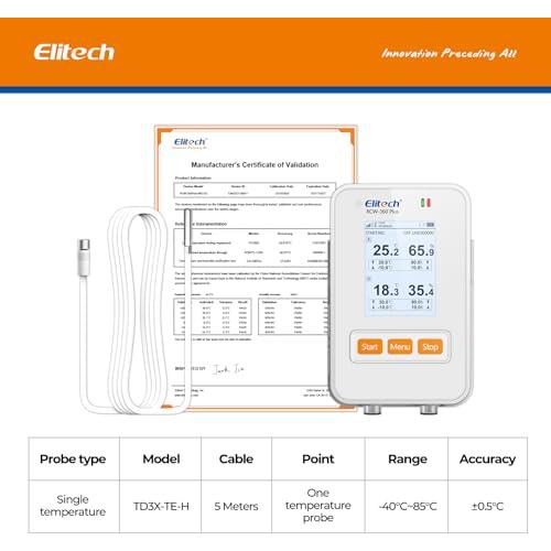 Registrador de Datos Digital Elitech RCW-360Plus WiFi 4G