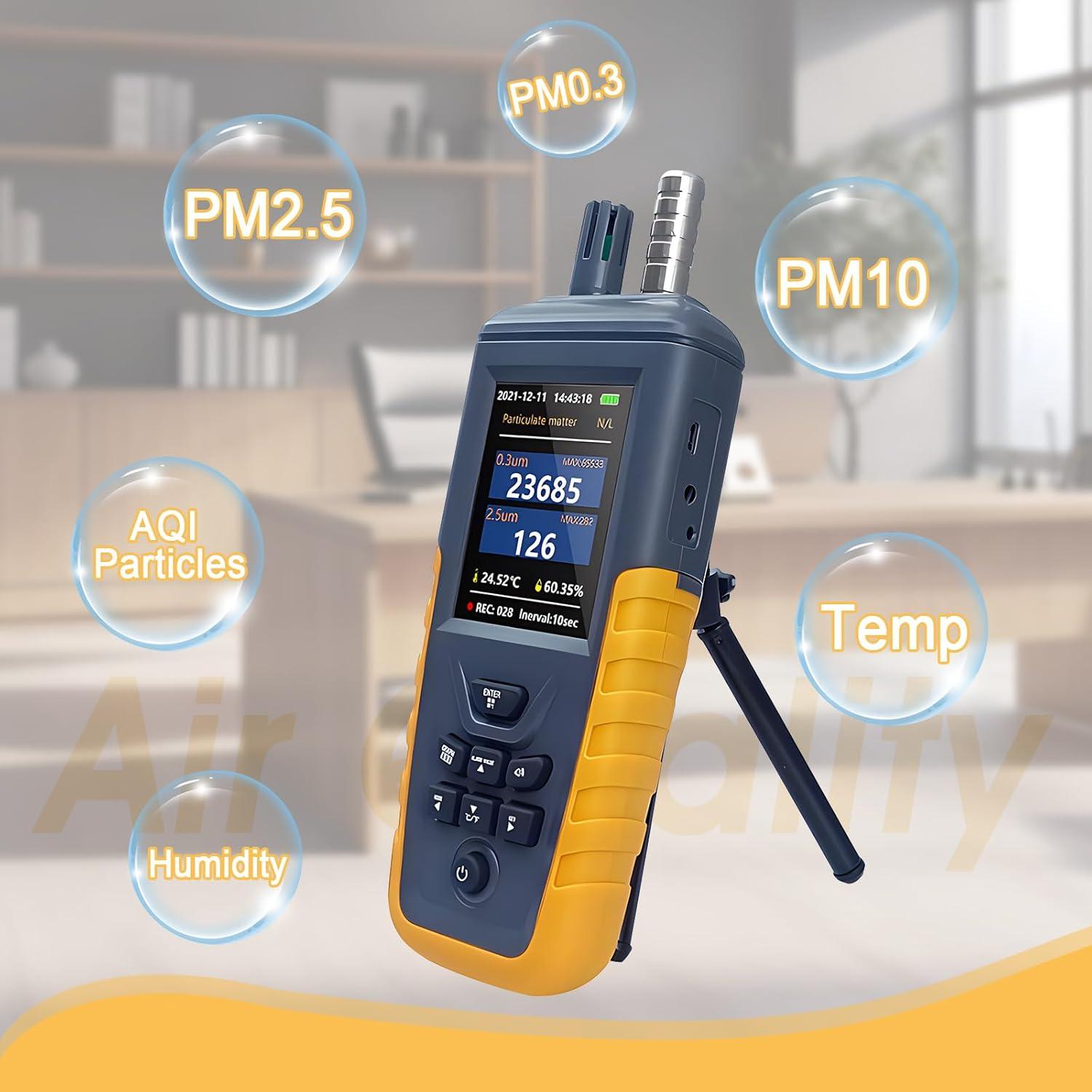 Monitor de Calidad del Aire AOPUTTRIVER T7-TC8100 PM0.3/2.5/10um