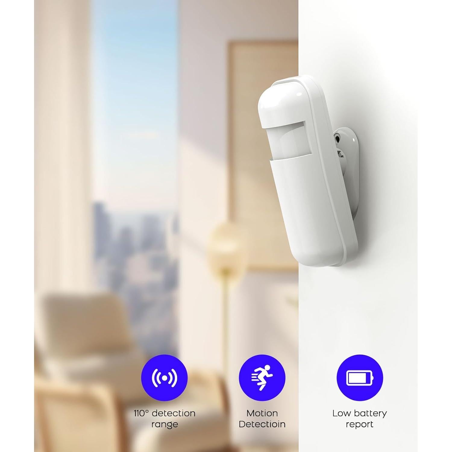 Detector de Movimiento PIR PGST P92R para Seguridad del Hogar