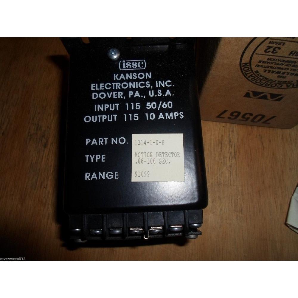 Detector de Movimiento ISSC 1214-1-K-B 10A 115V