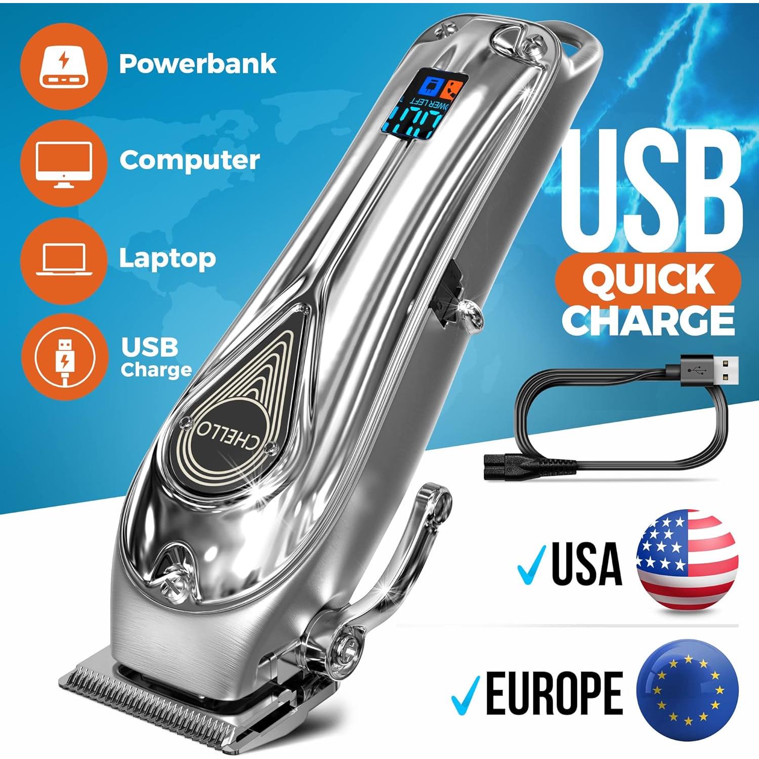 Cortadora de Pelo para Perros Chello Inalámbrica 5h Batería