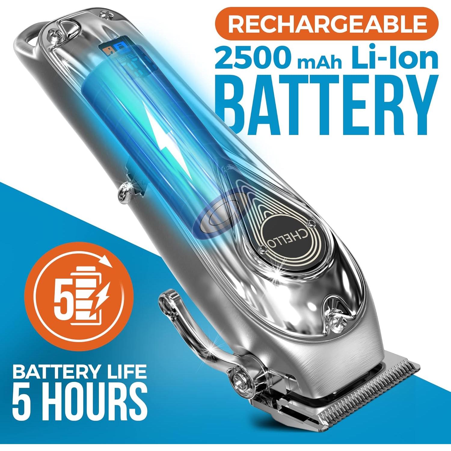 Cortadora de Pelo para Perros Chello Inalámbrica 5h Batería