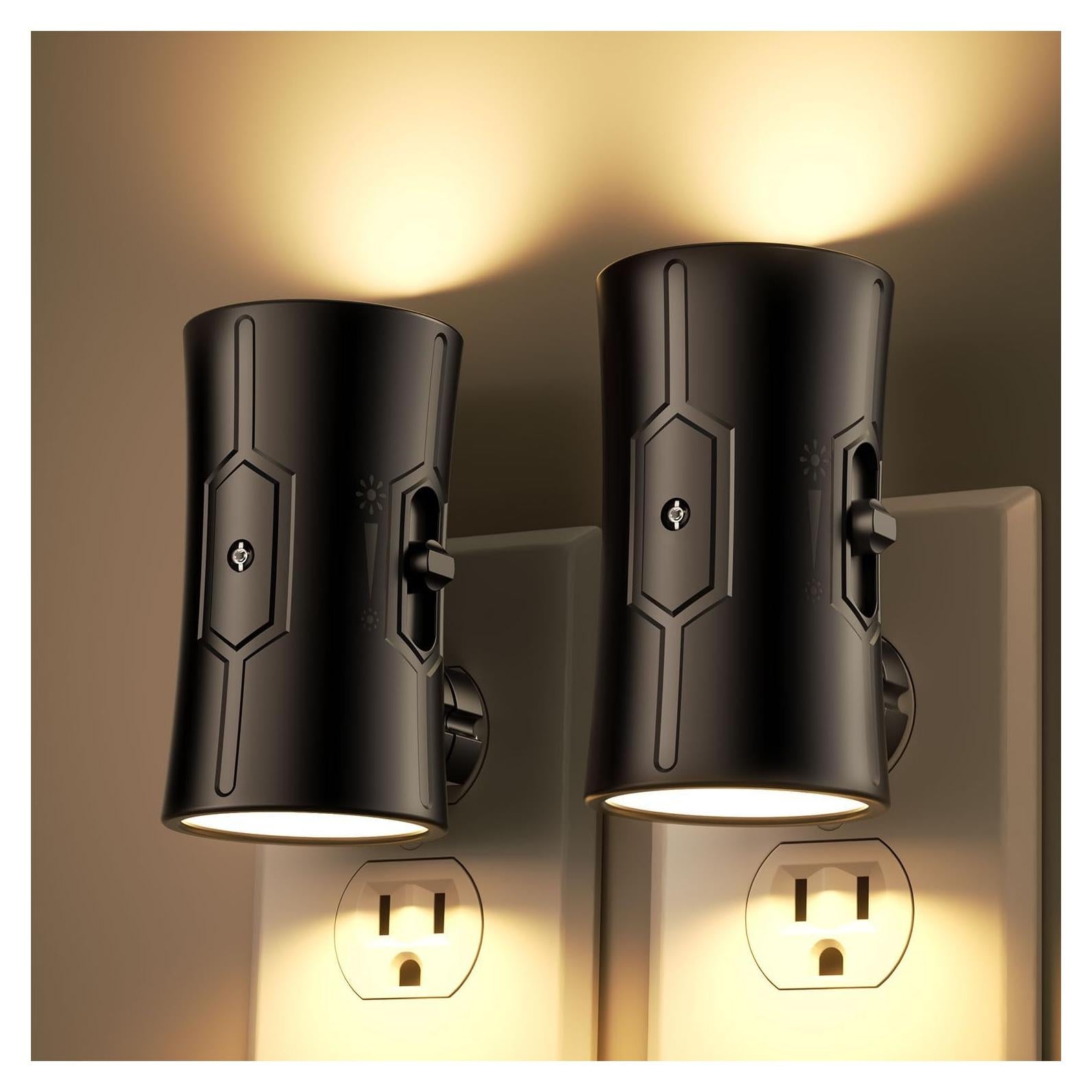 Luces Nocturnas LED Sujeet con Sensor Crepúsculo 3000K - Paquete de 2