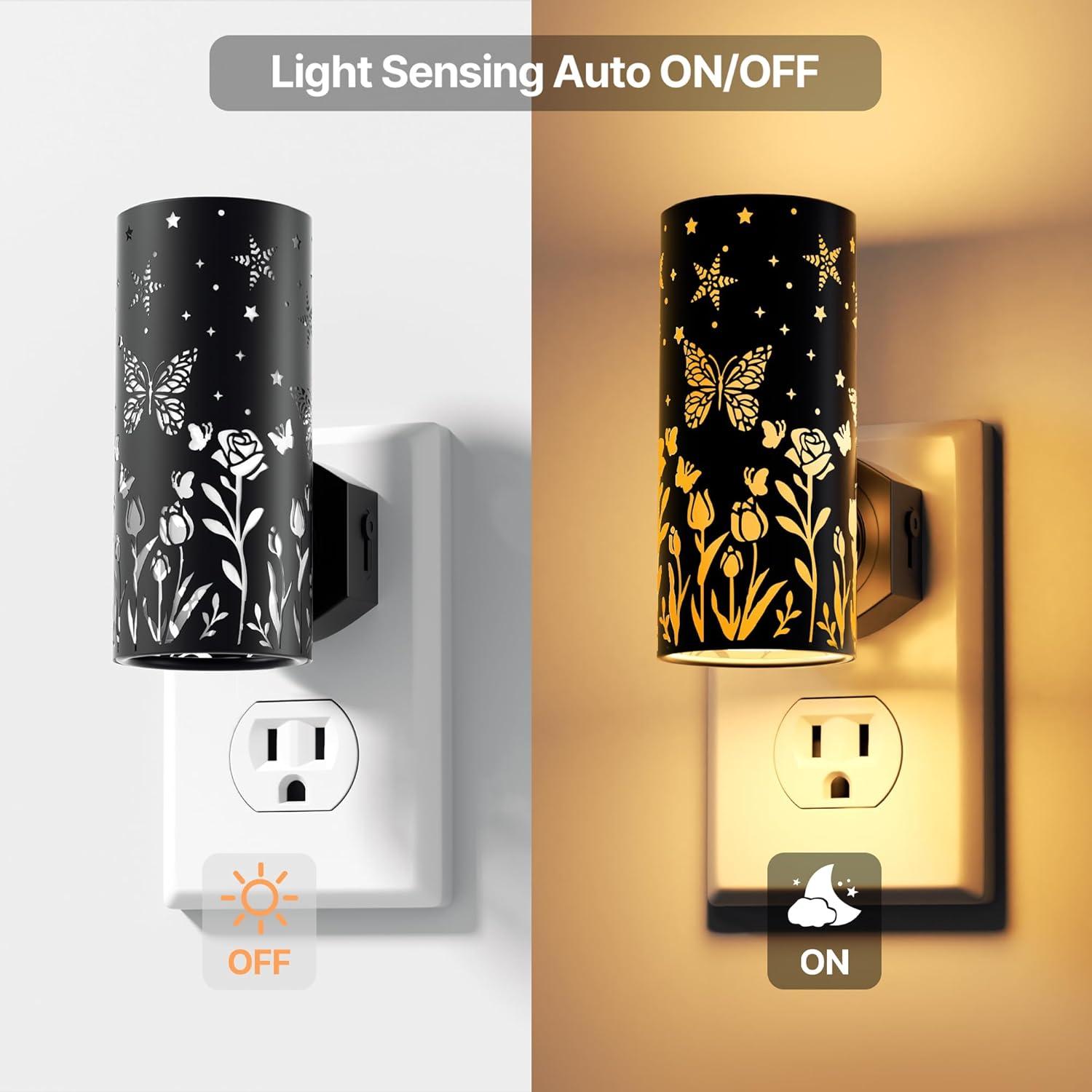 Luces Nocturnas LED Enchufables DALUXshop 3000K Regulables 2 Pzas