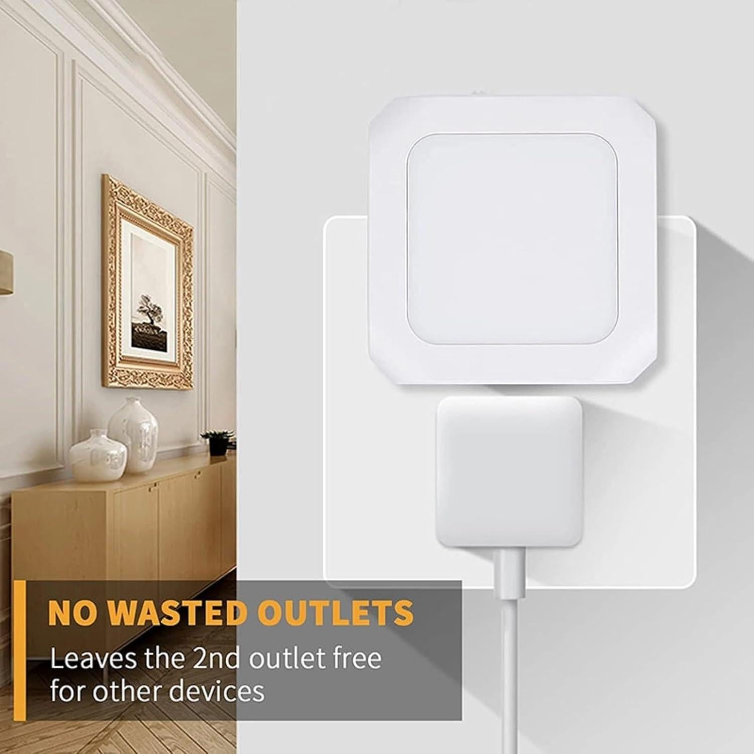 Luces Nocturnas LED Lausixy con Sensor Automático 2 Piezas