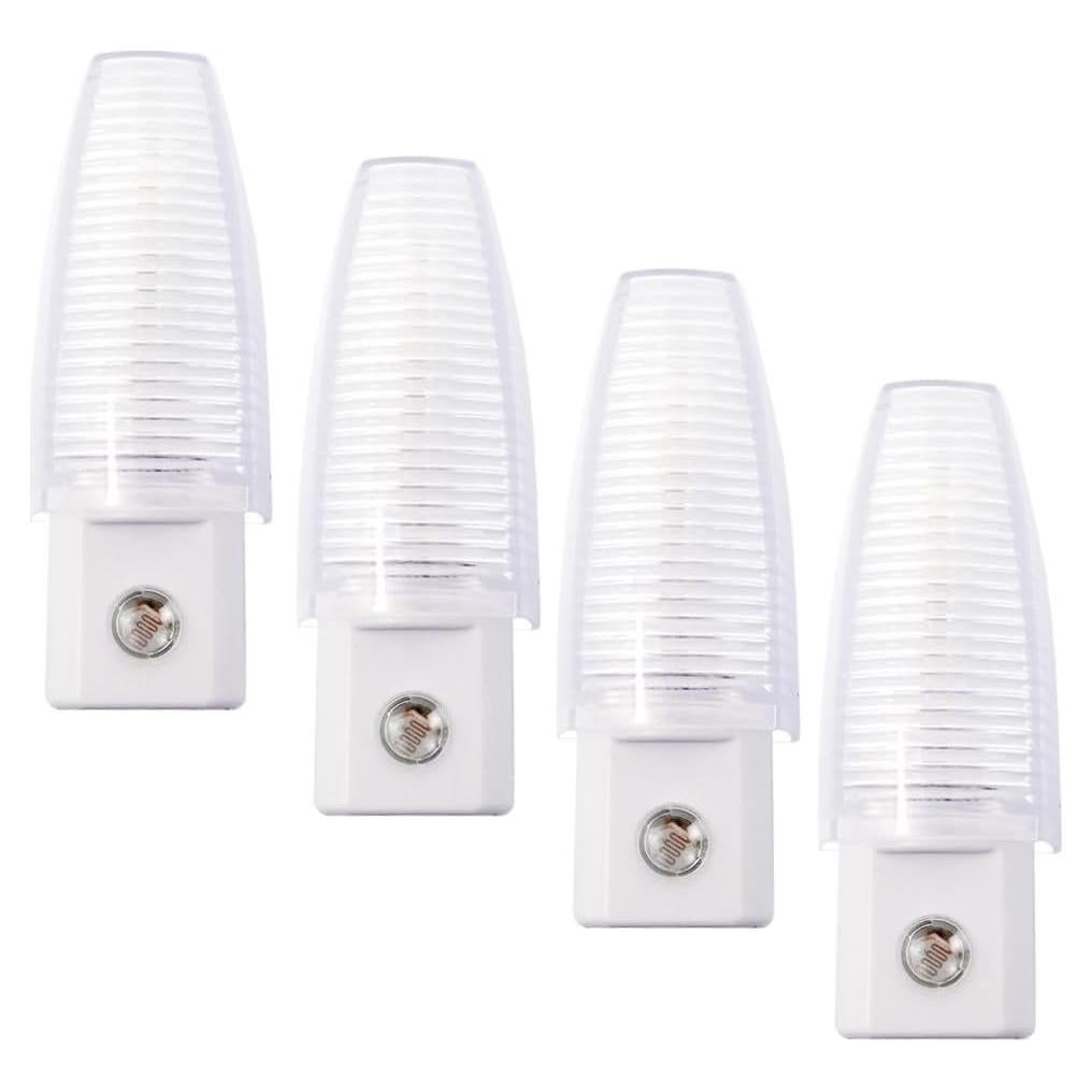 Luces Nocturnas LED Dlh Western 5000K con Sensor Automático - Paquete de 4