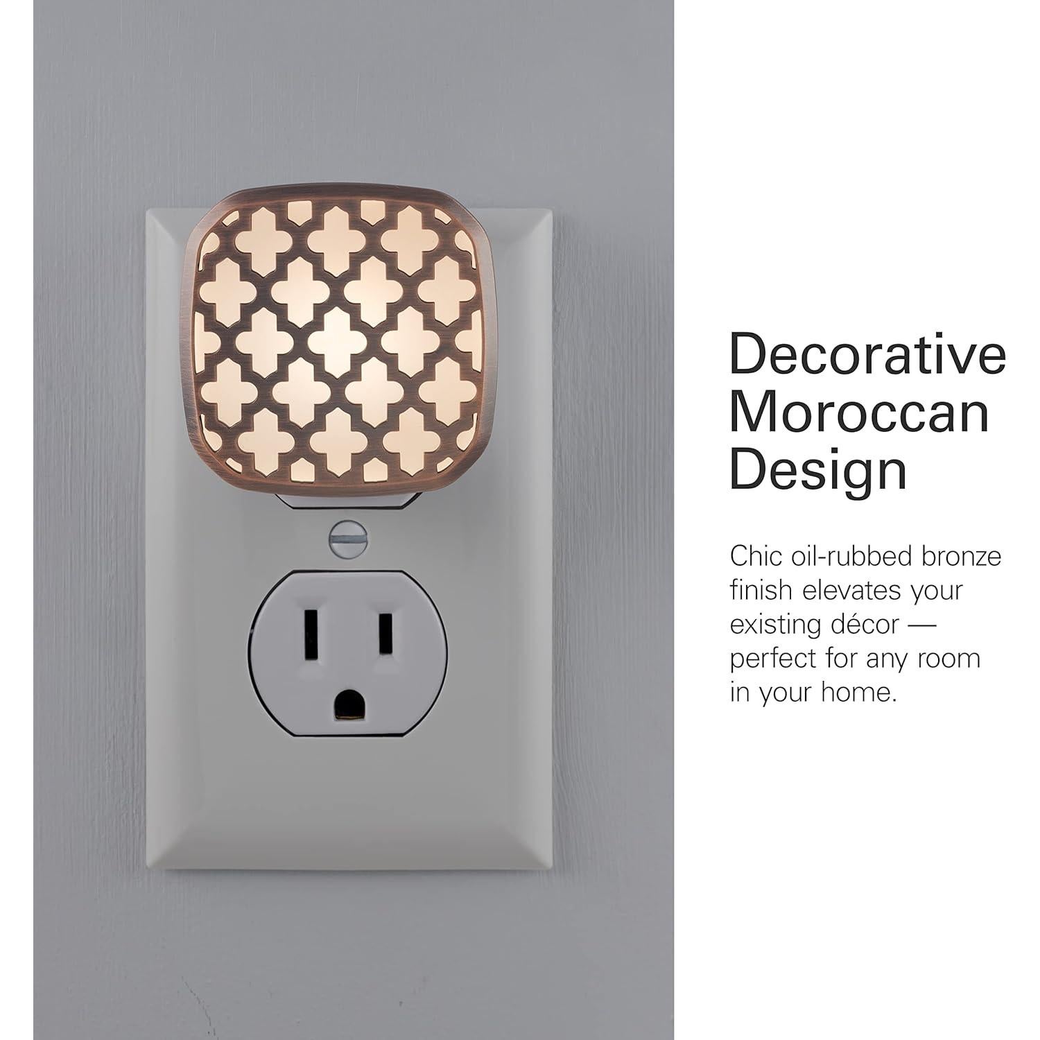 Luz Nocturna LED Jasco con Sensor Crepúsculo, 2 Paquete