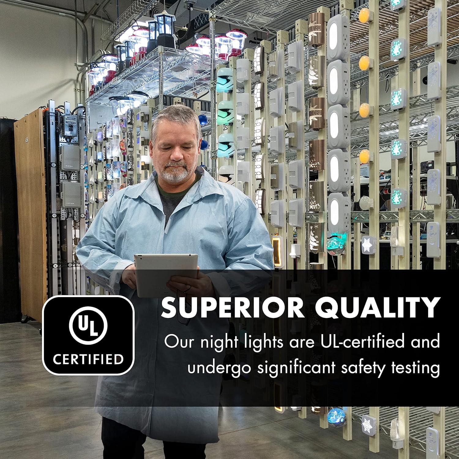 Luz Nocturna LED Jasco con Sensor Crepúsculo, 2 Paquete