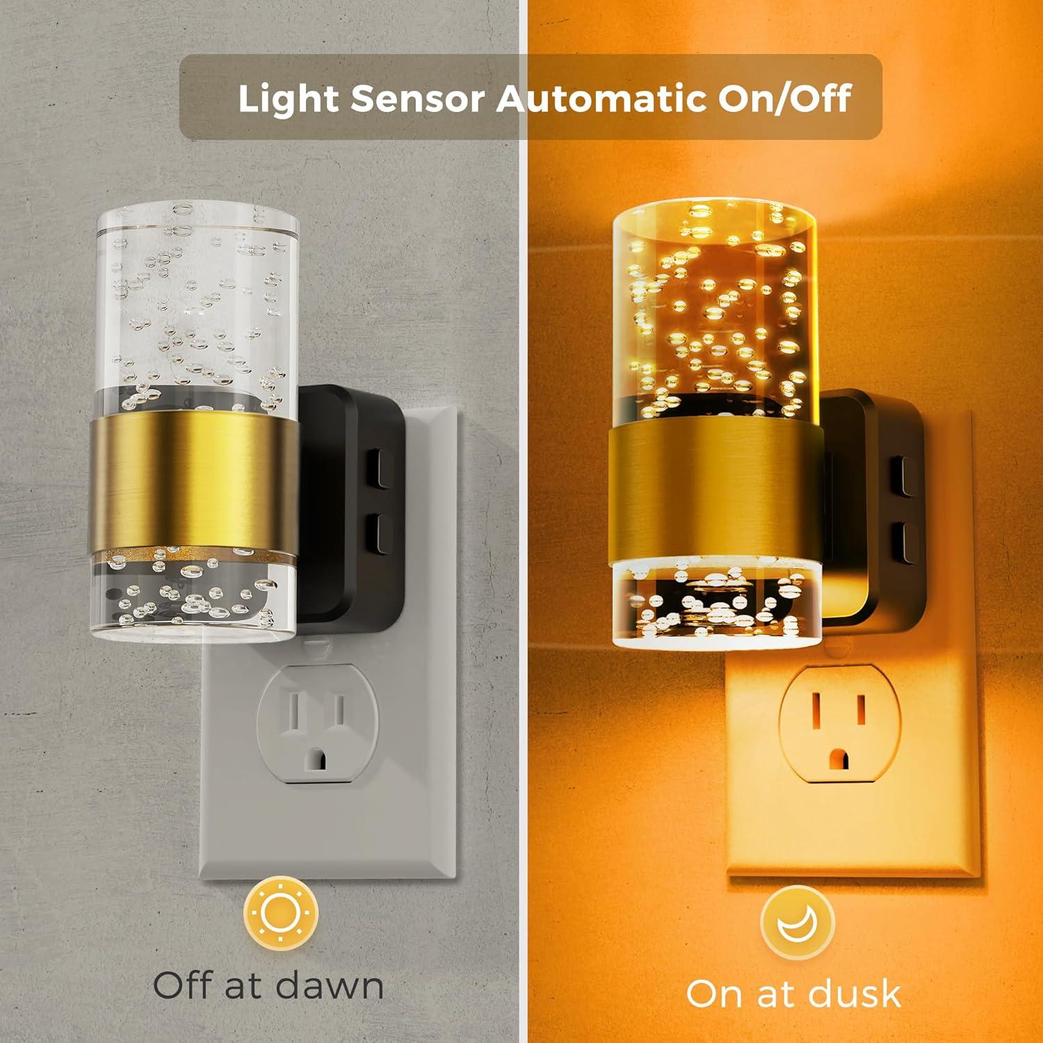 Luz Nocturna LED Regulable L LOHAS 2-Pack RGB con Control Remoto