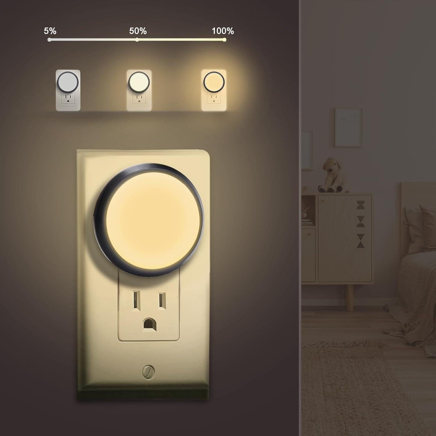 Luz Nocturna LED HaloNite 2 Piezas con Sensor 3000K