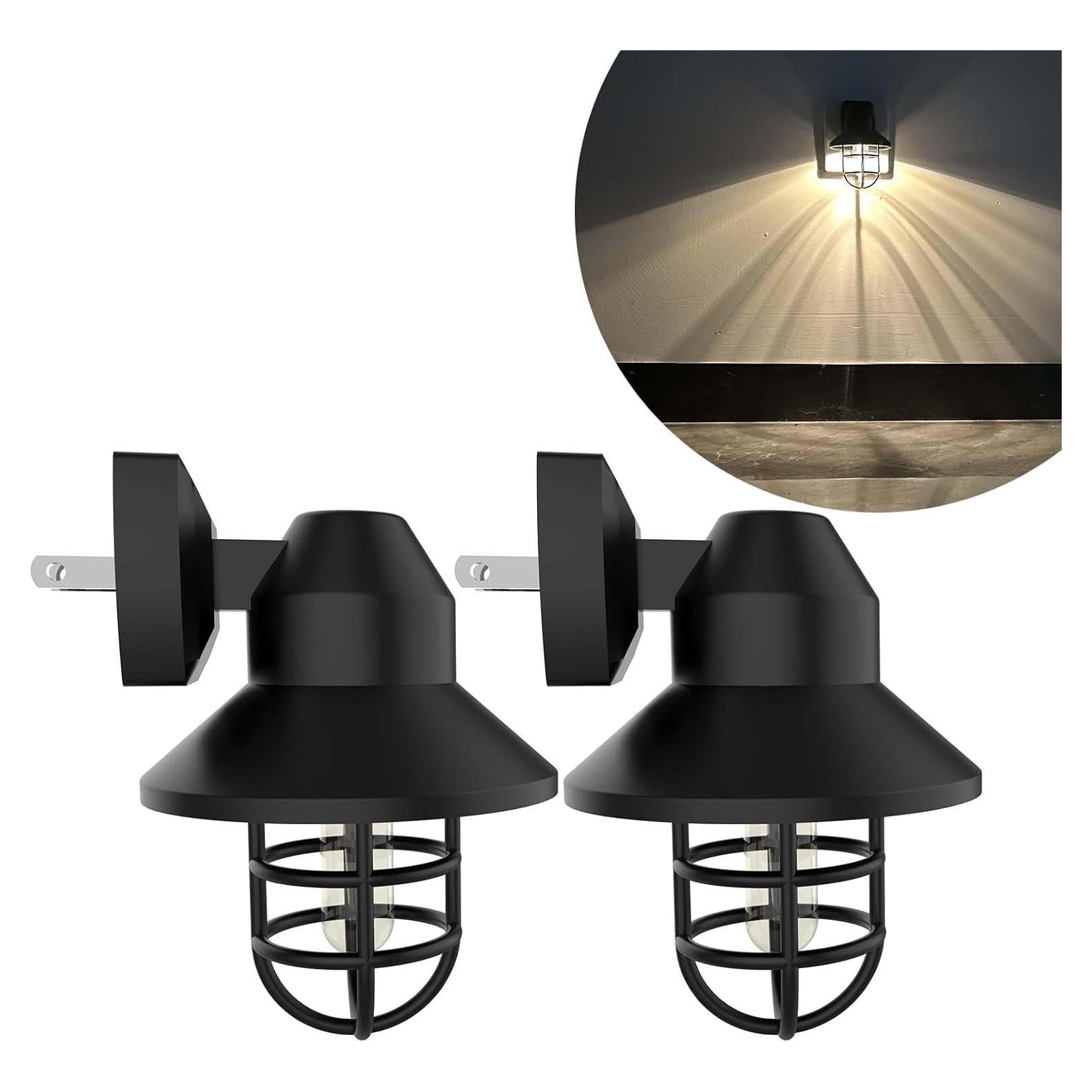 Luz Nocturna Enchufable Novelux 2700K Dusk a Dawn - Paquete de 2