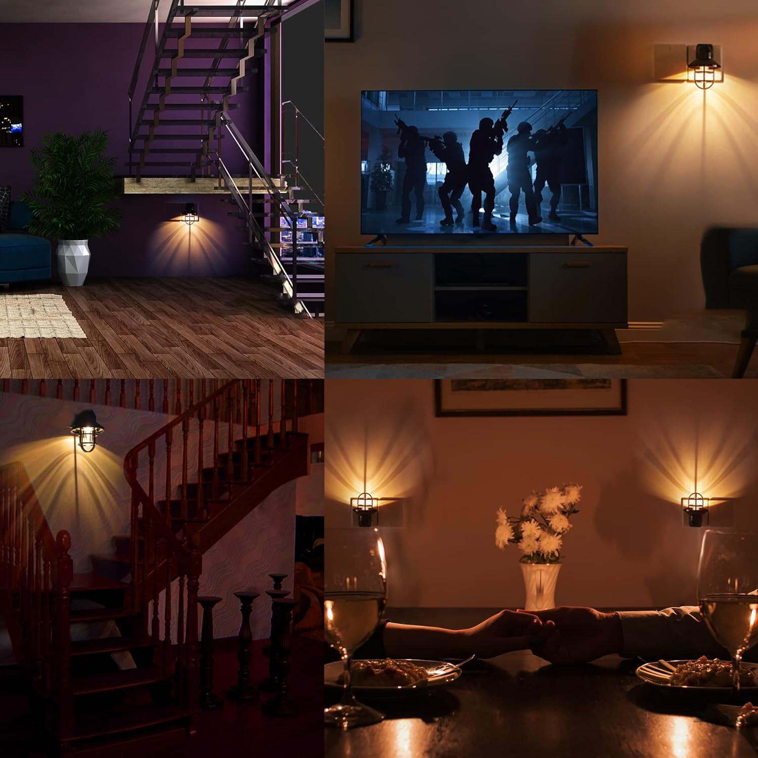 Luz Nocturna Enchufable Novelux 2700K Dusk a Dawn - Paquete de 2