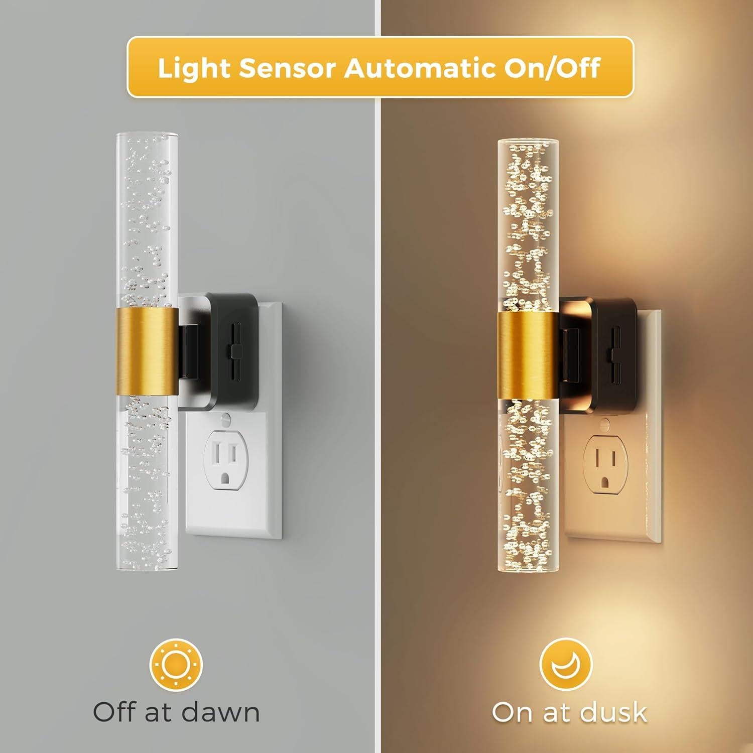 Luz Nocturna LED Regulable 100LM L LOHAS con Sensor 3000K