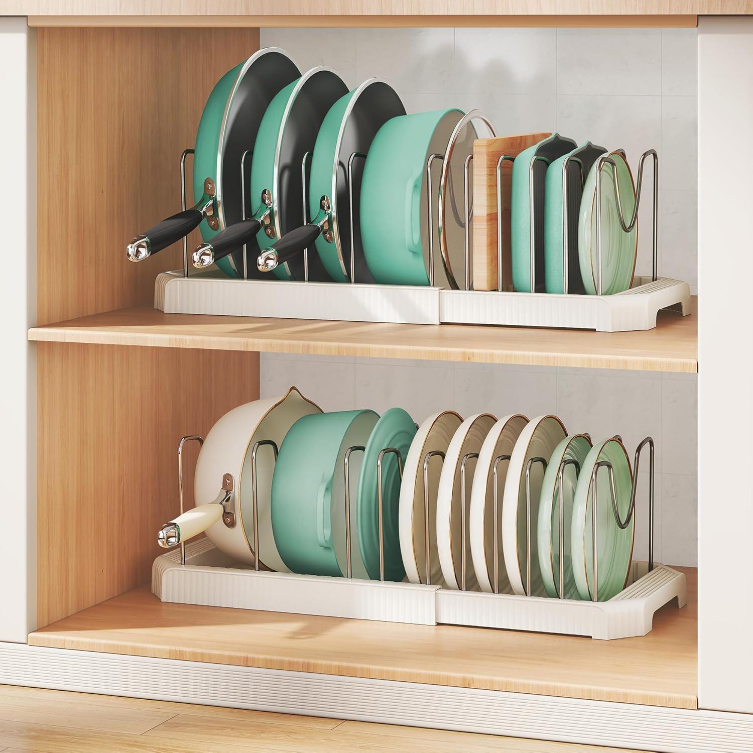 Organizador Expandible de Ollas y Sartenes Pantasia 10 Divisores