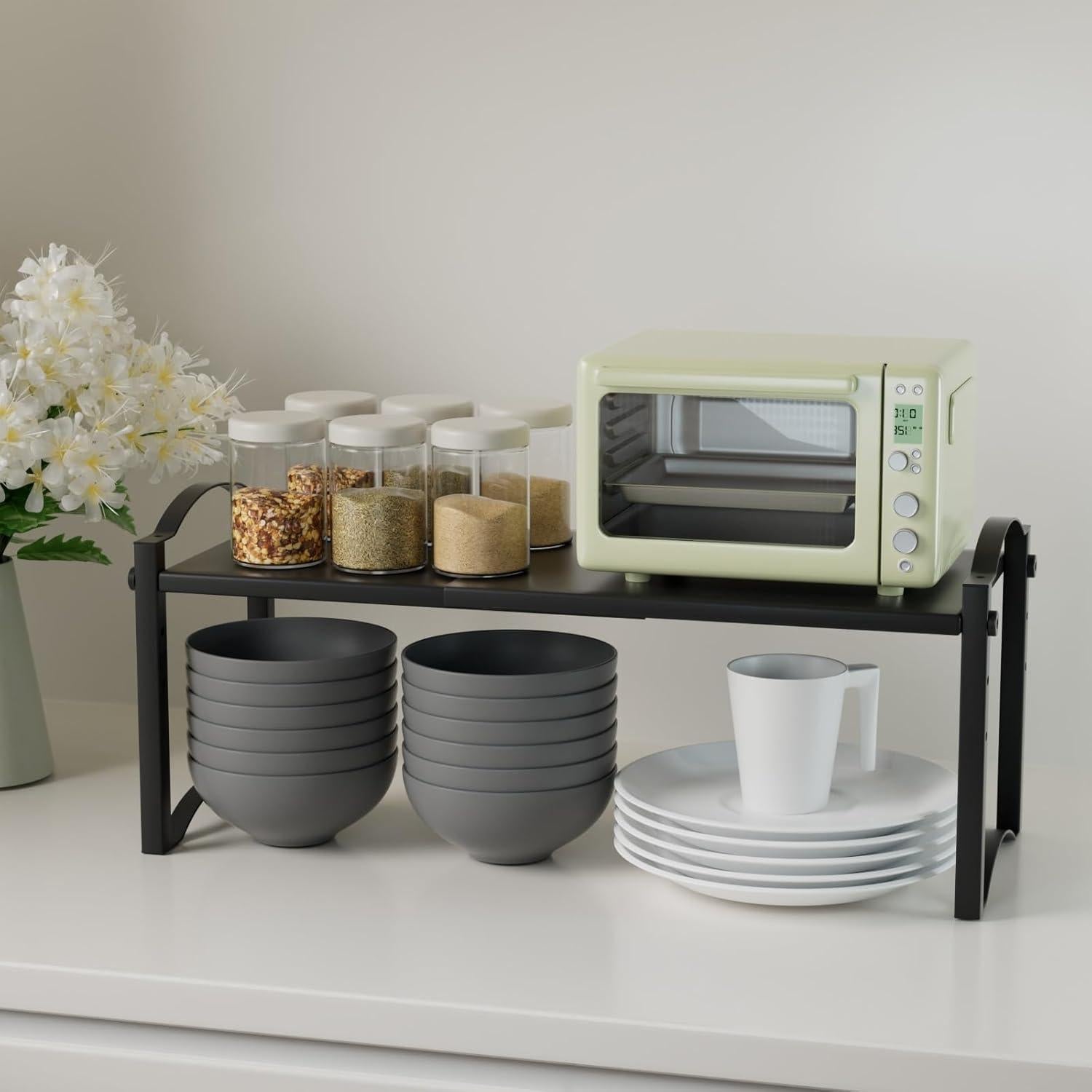 Estantes Organizadores Expandibles Lazywoodpecker - 2 Piezas